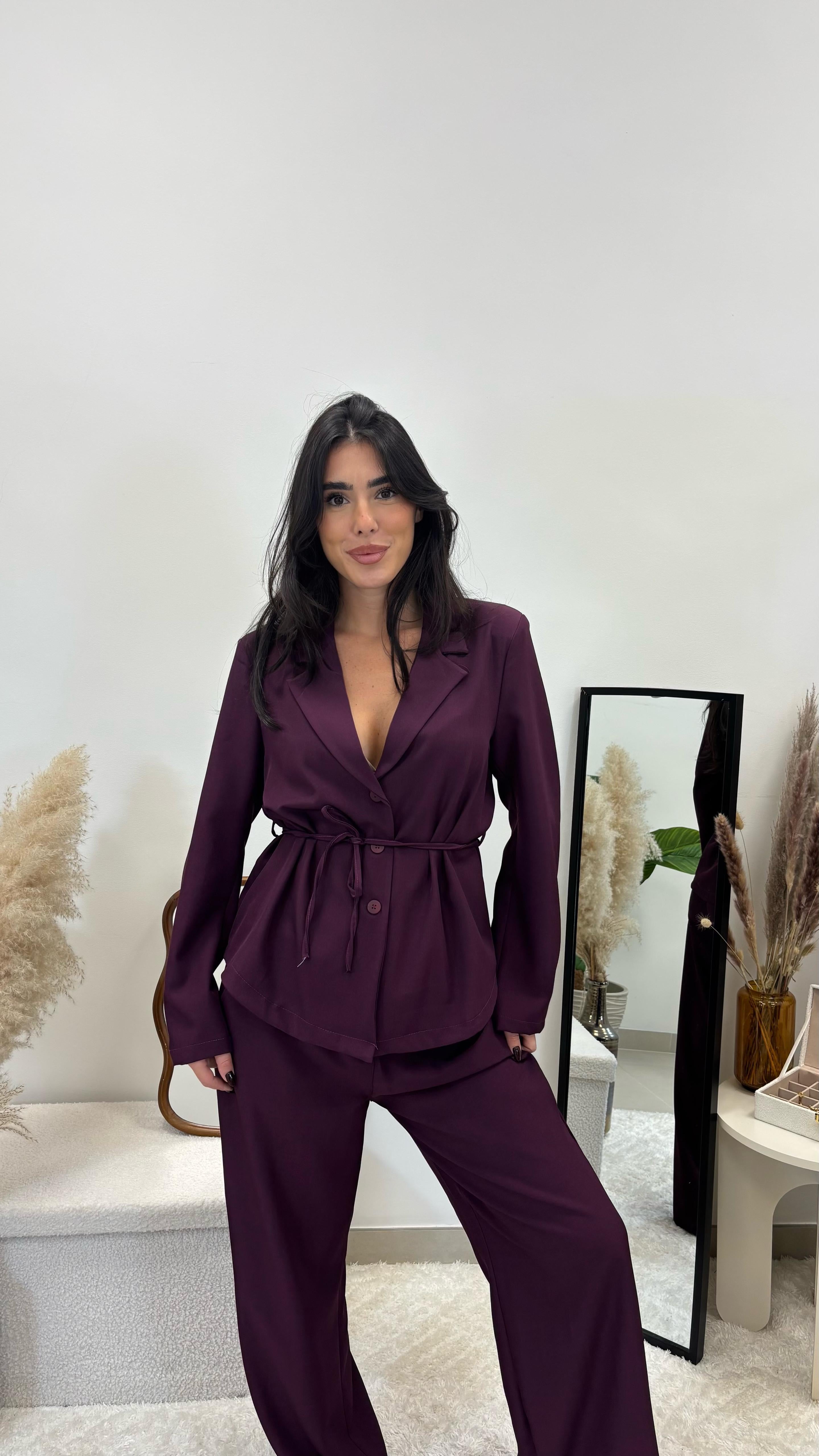 Tailleur Classic Chic Prugna