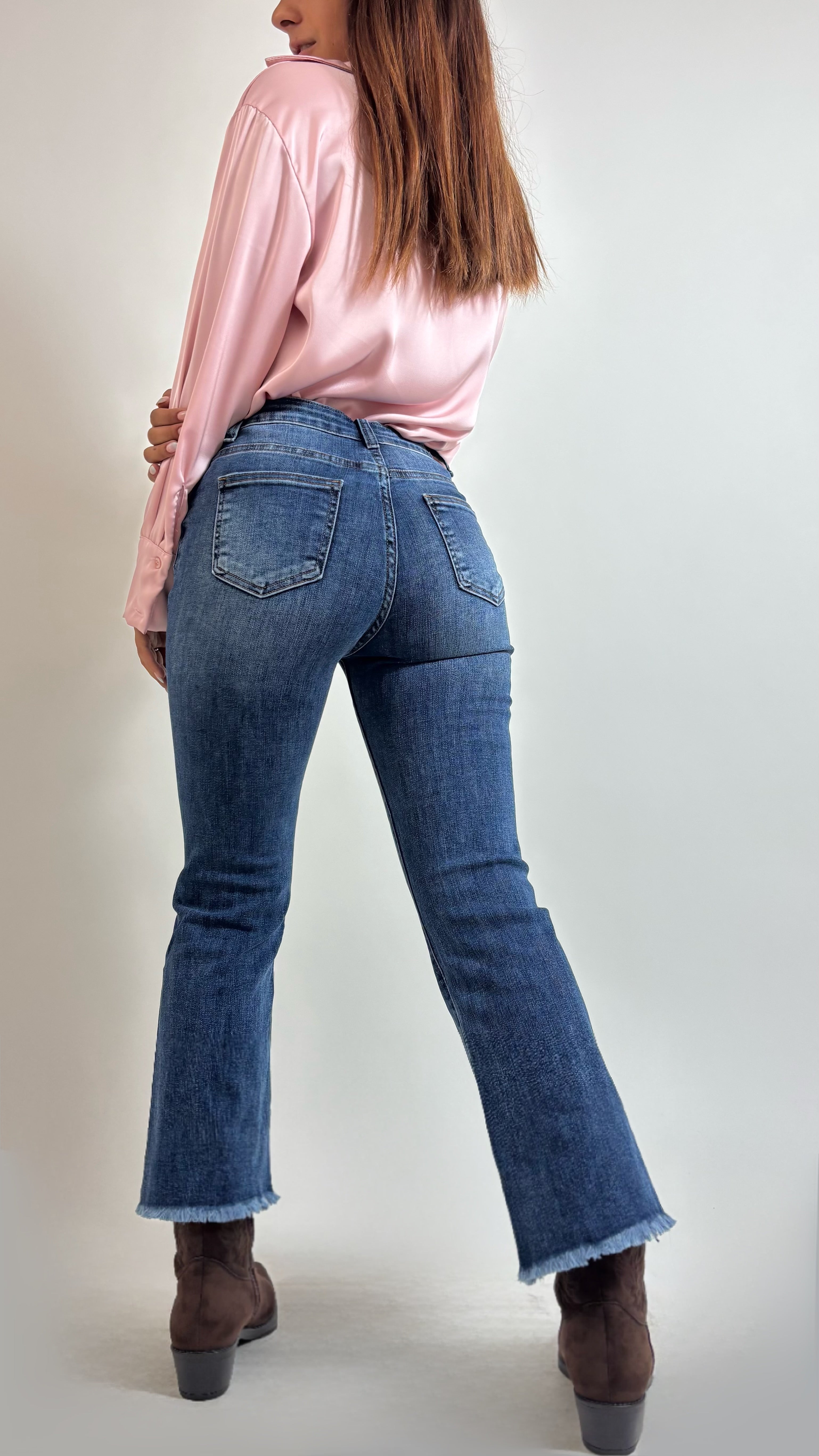 Denim Trombetta Sfrangiato