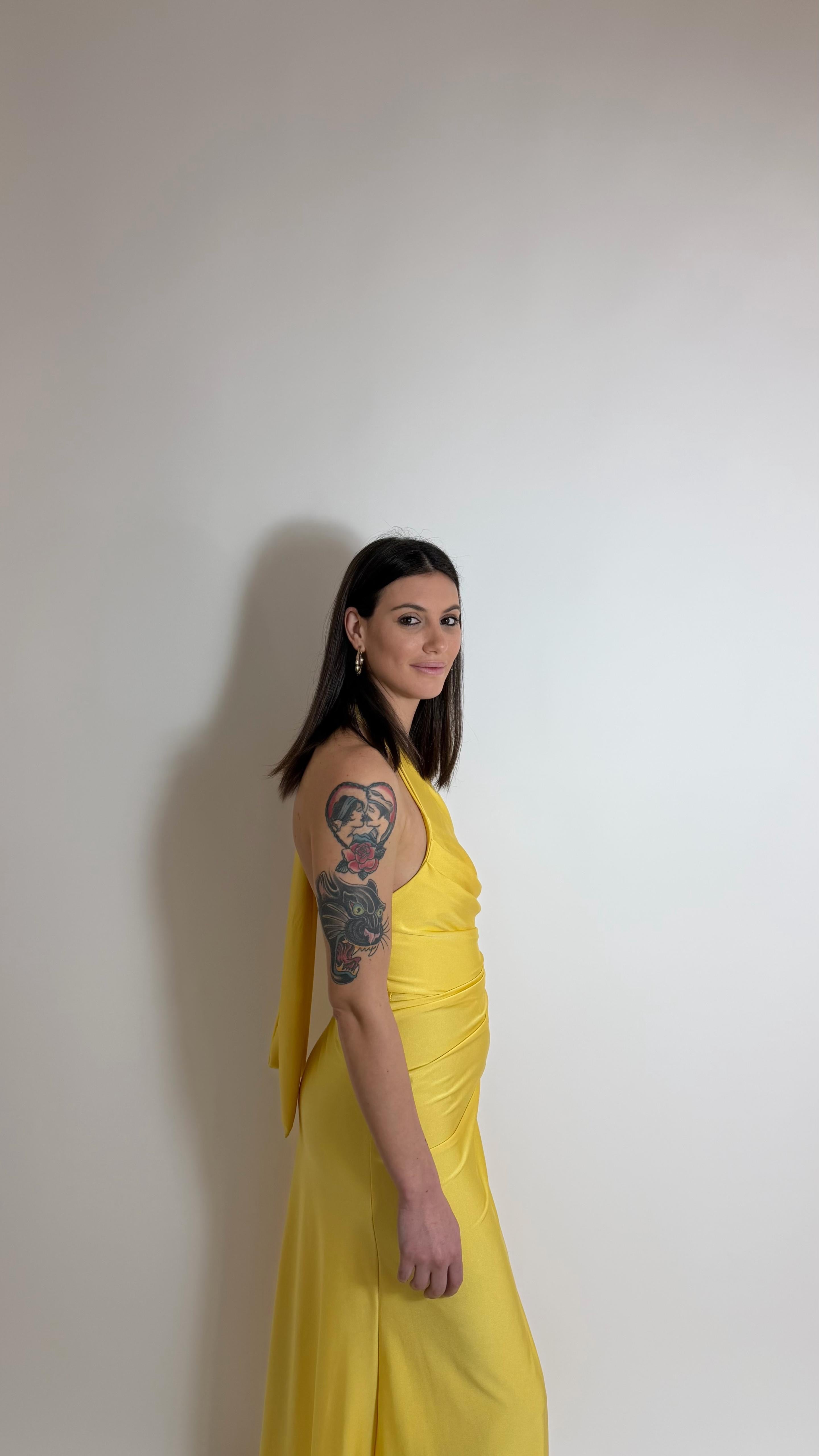 Abito Halter - Giallo