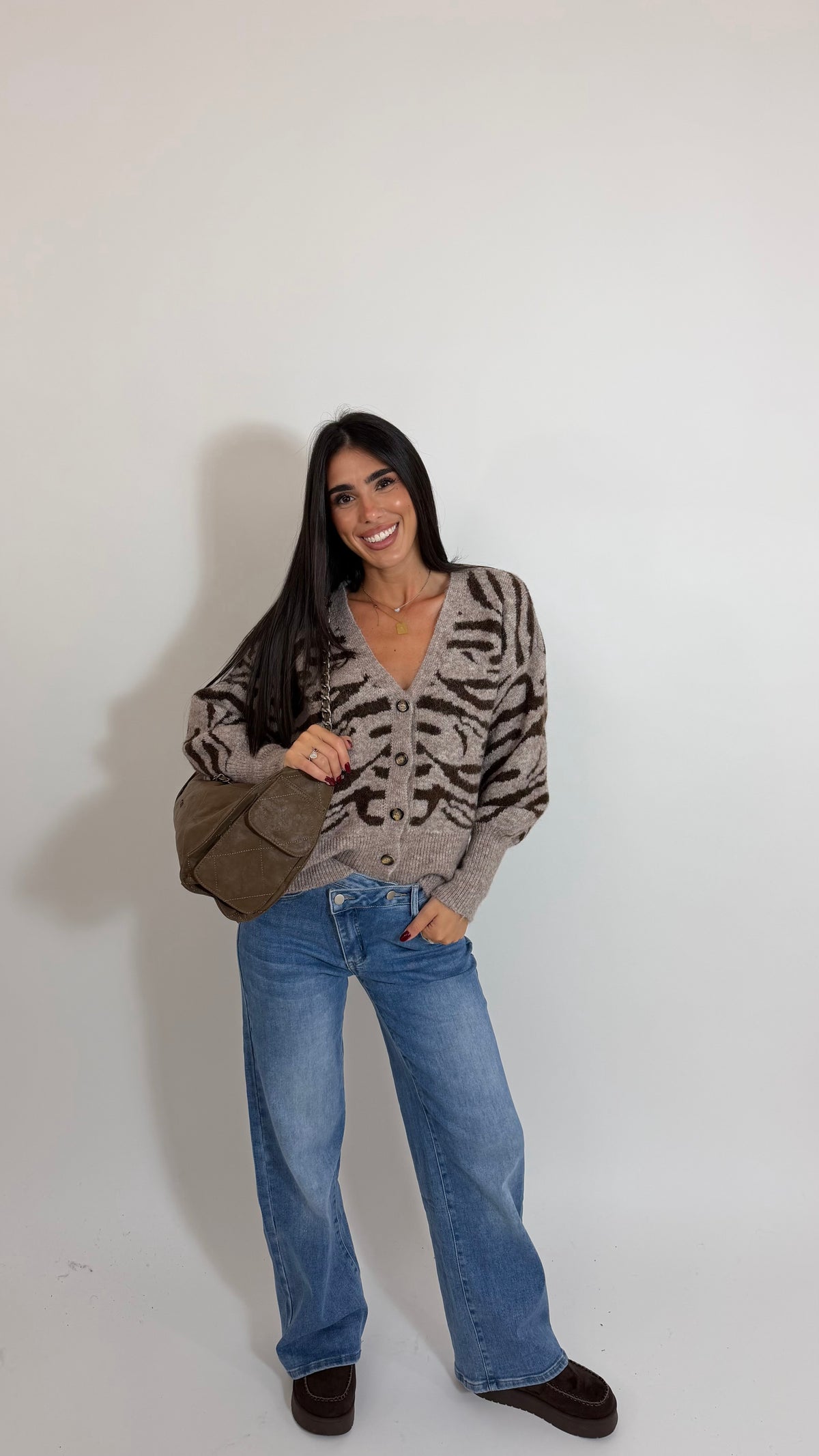 Cardigan Animalier