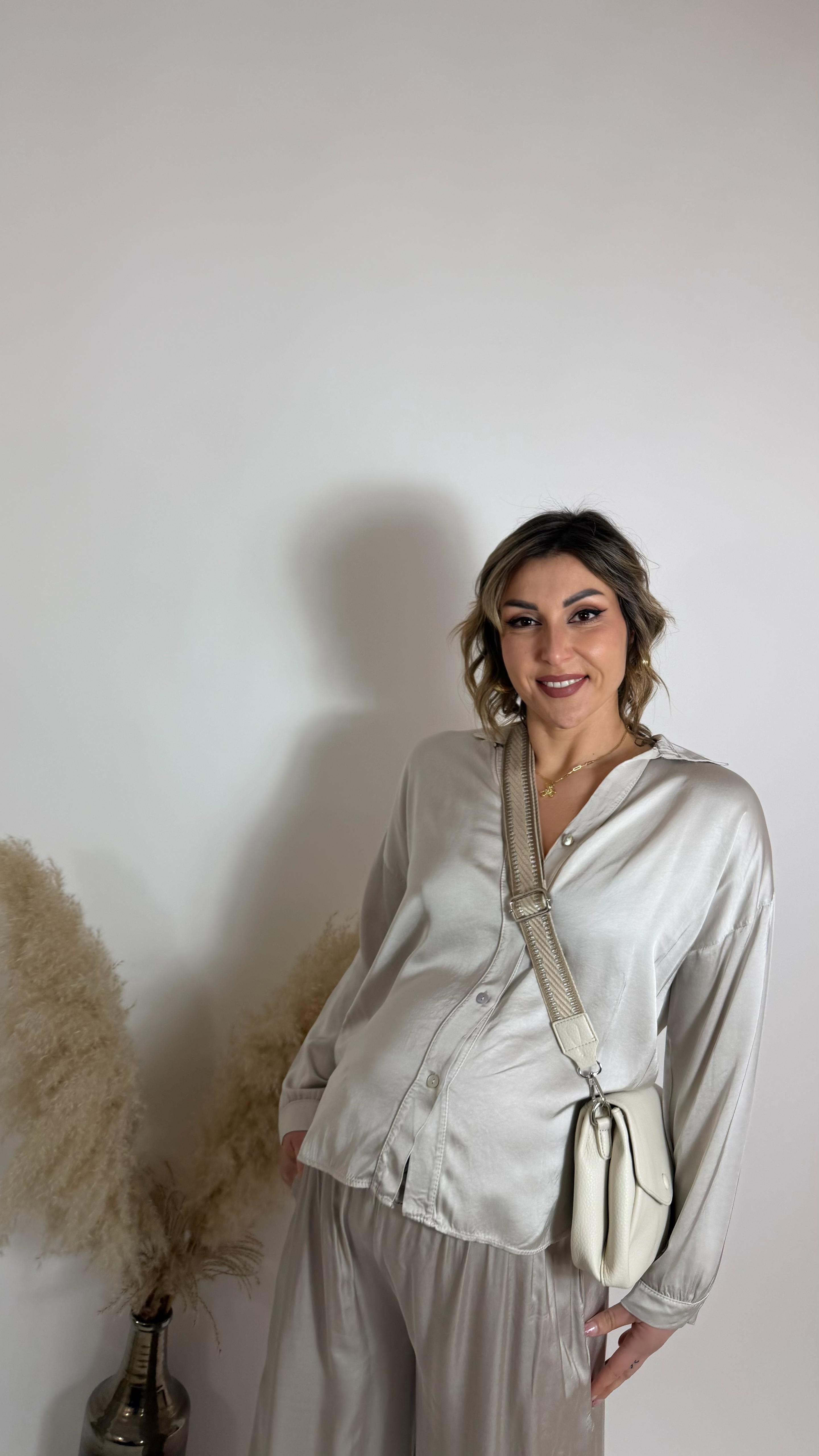 Mix & Match Set - Raso Di Viscosa - Sabbia