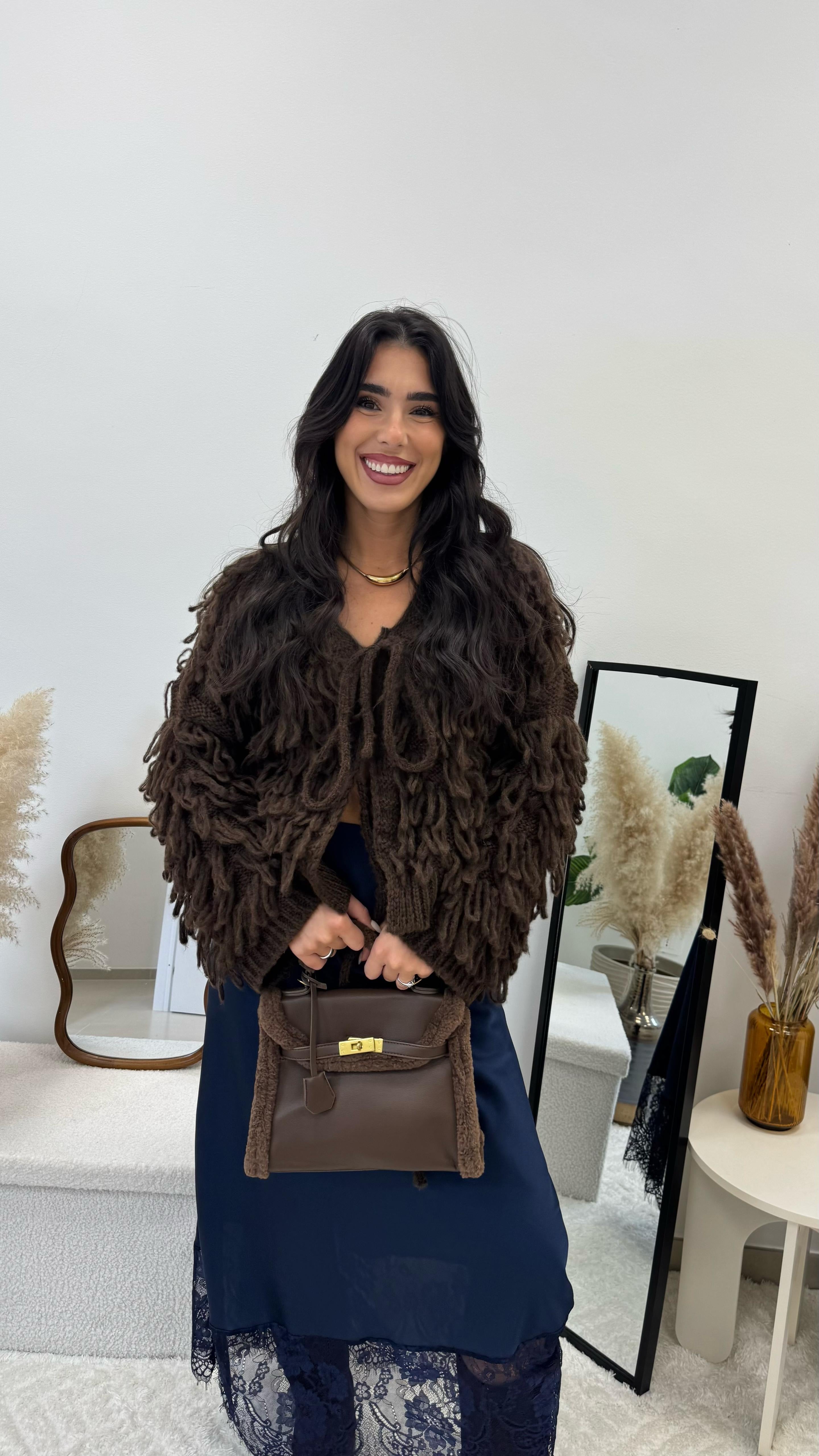Cardigan Cozy Brown