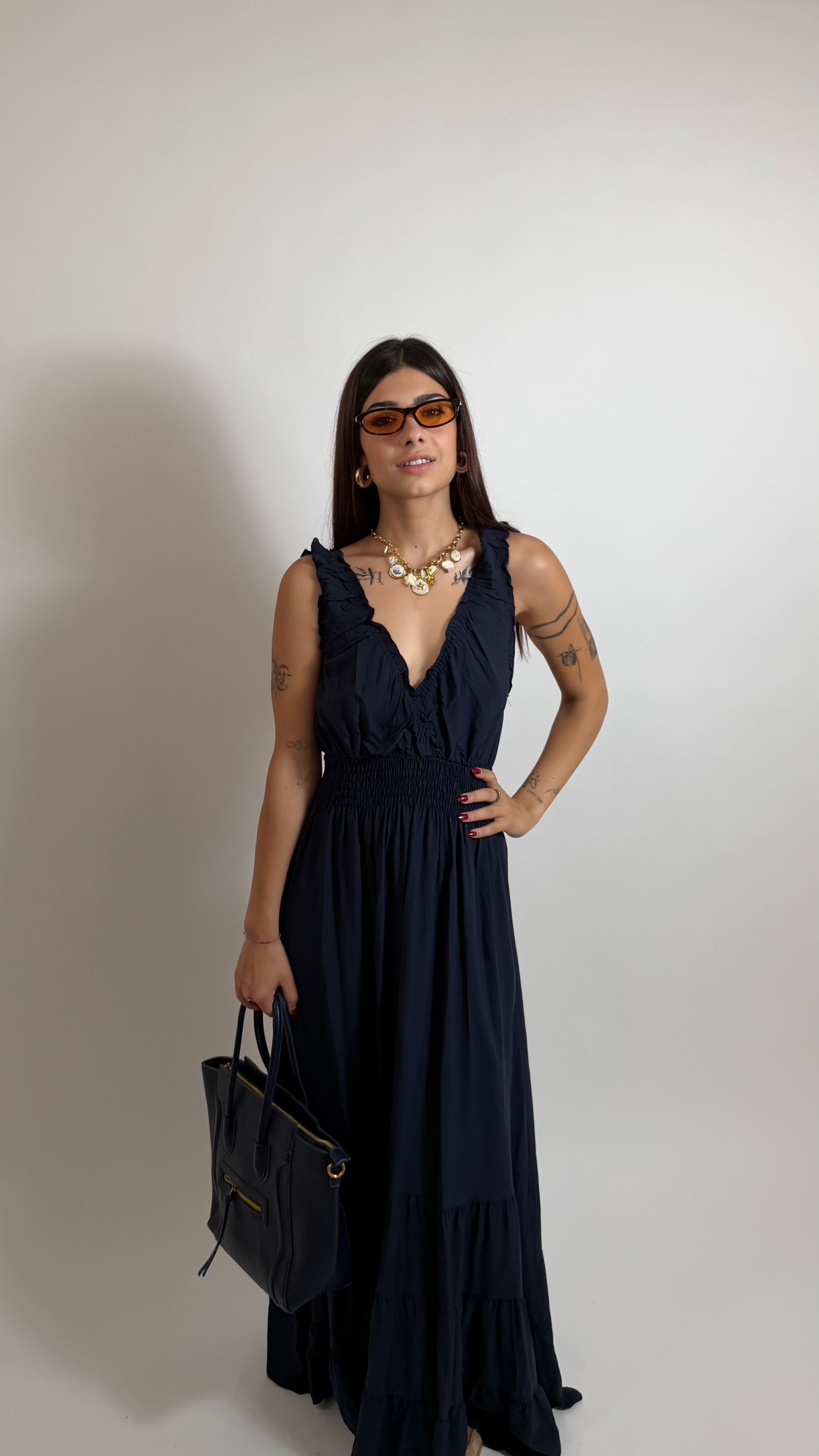 Abito Romance Blu Notte