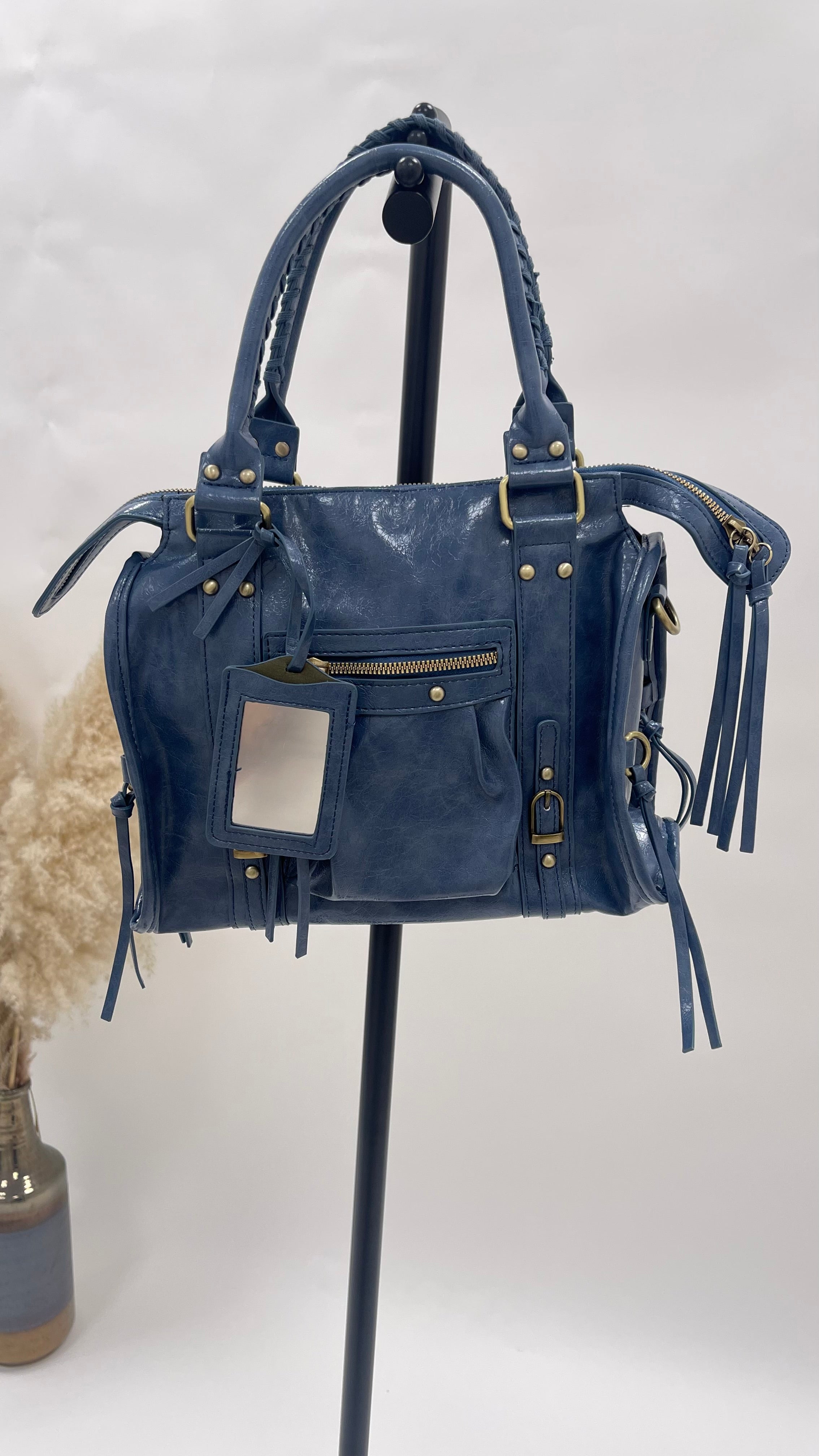 Citybag Inspo B. Vernice Ceruleo