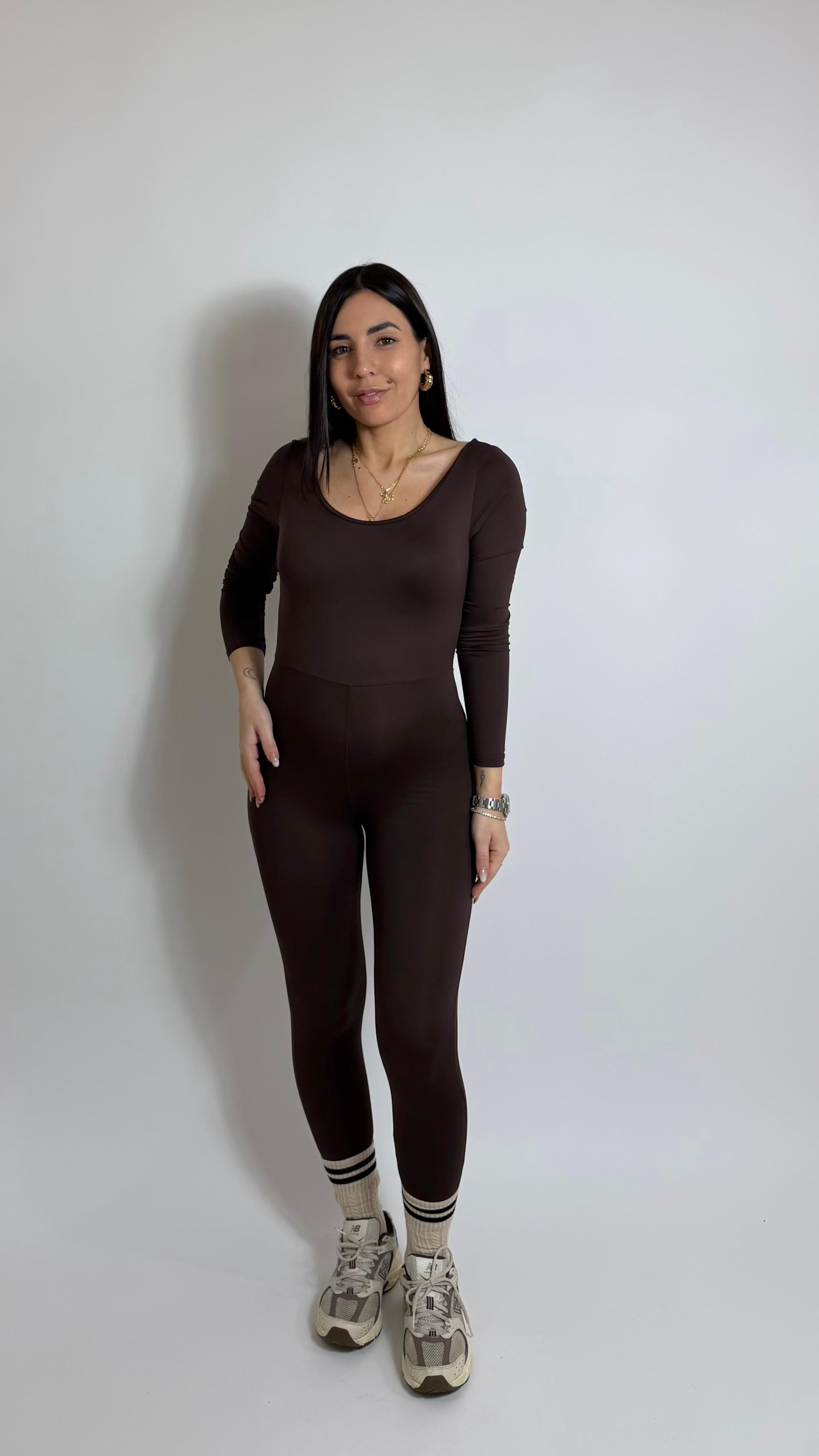 Jumpsuit Second Skin - Sigaretta / Choco