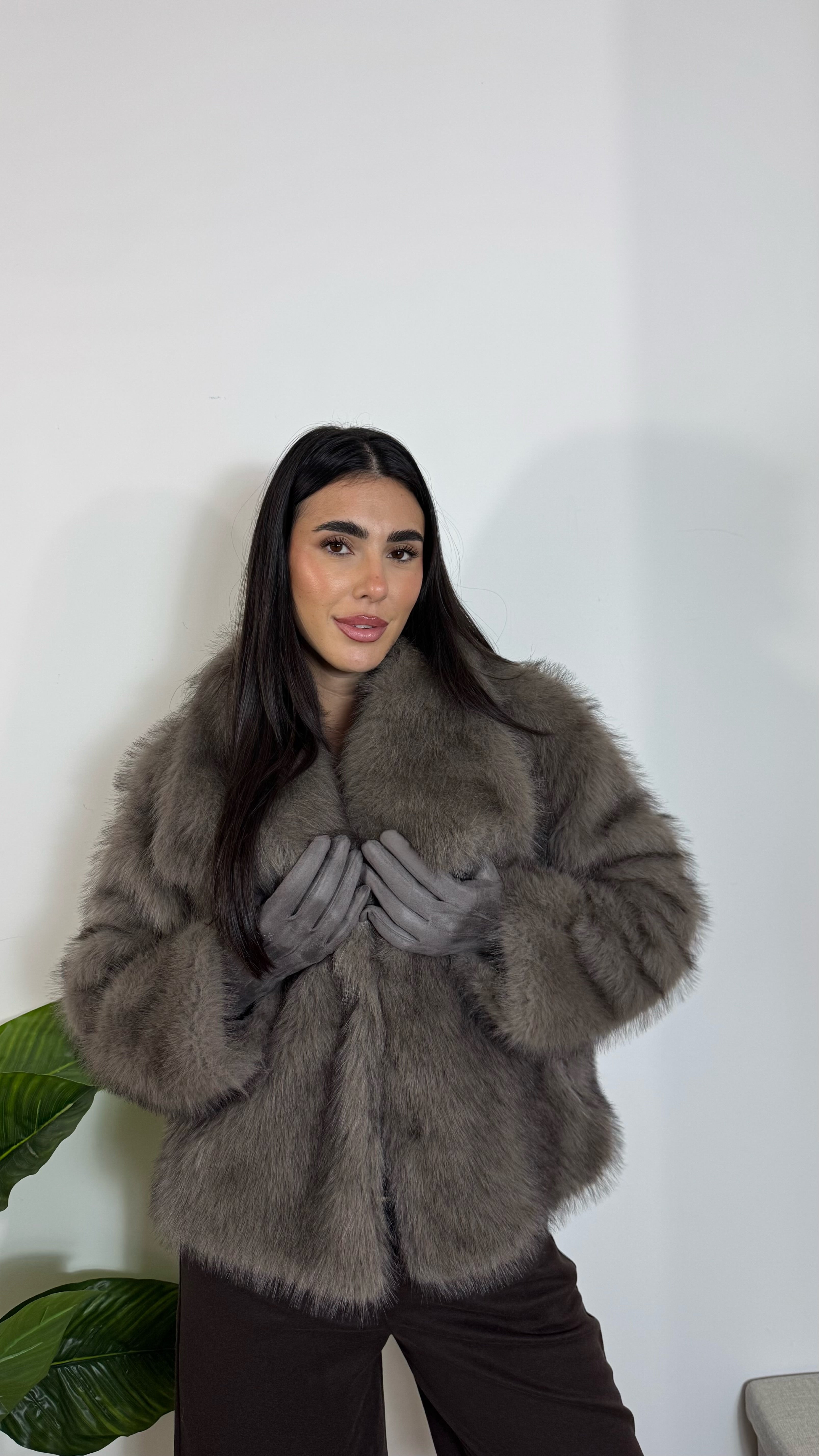 Guanti Eco Camoscio Taupe