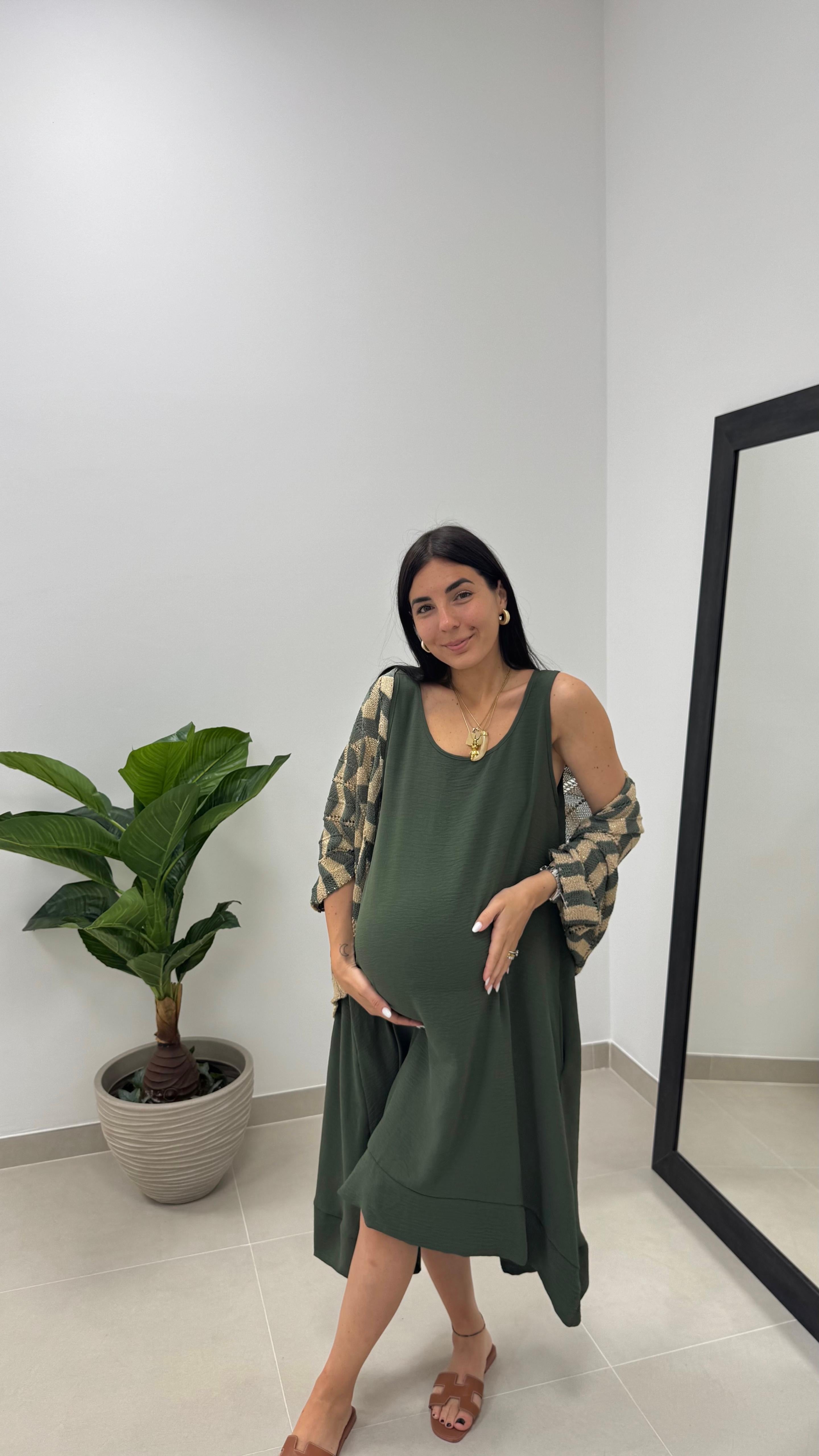 Cardigan Inspo M Verde Utility