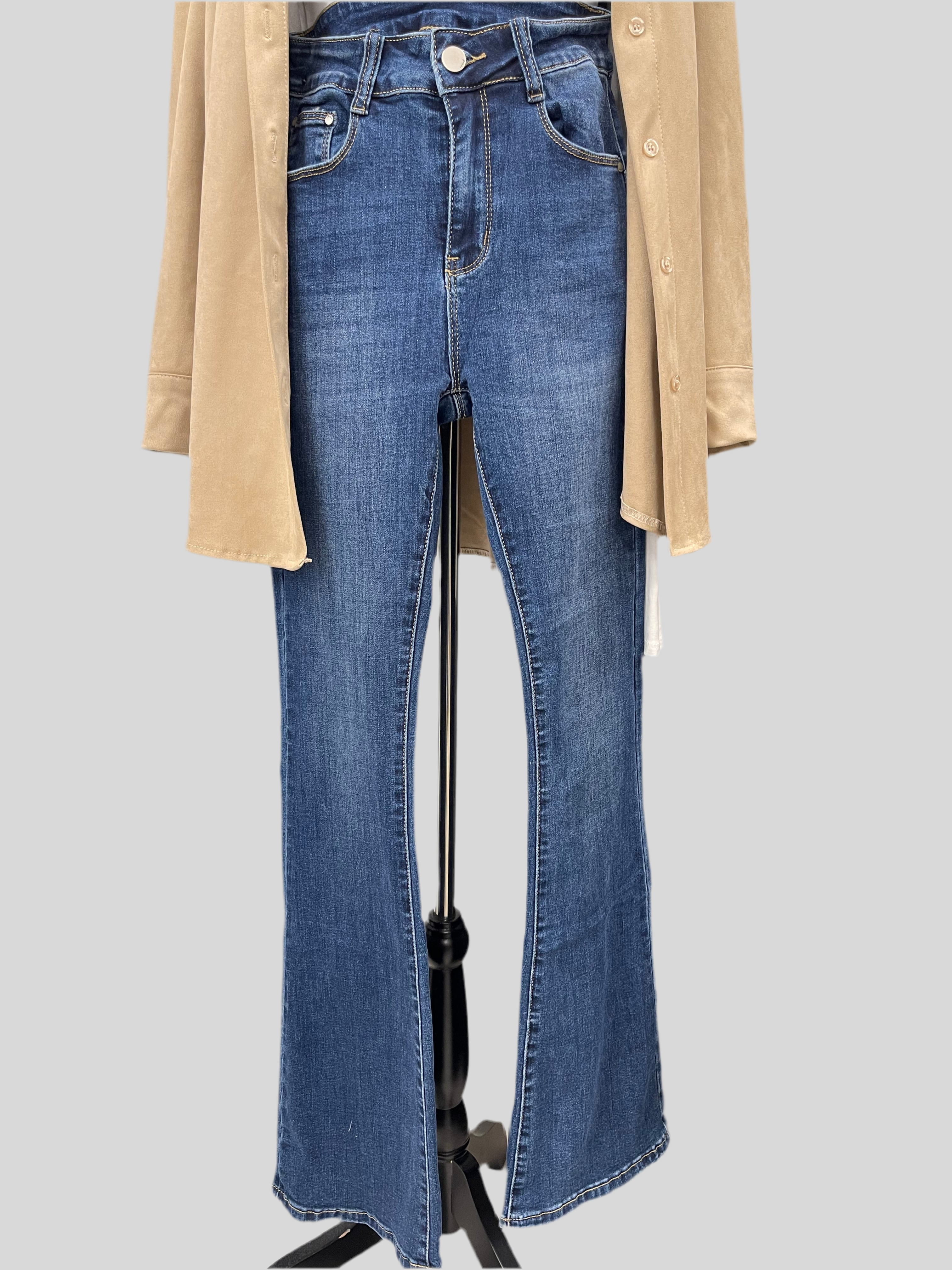 Jeans Zampetta Lavaggio Scuro Tg.S