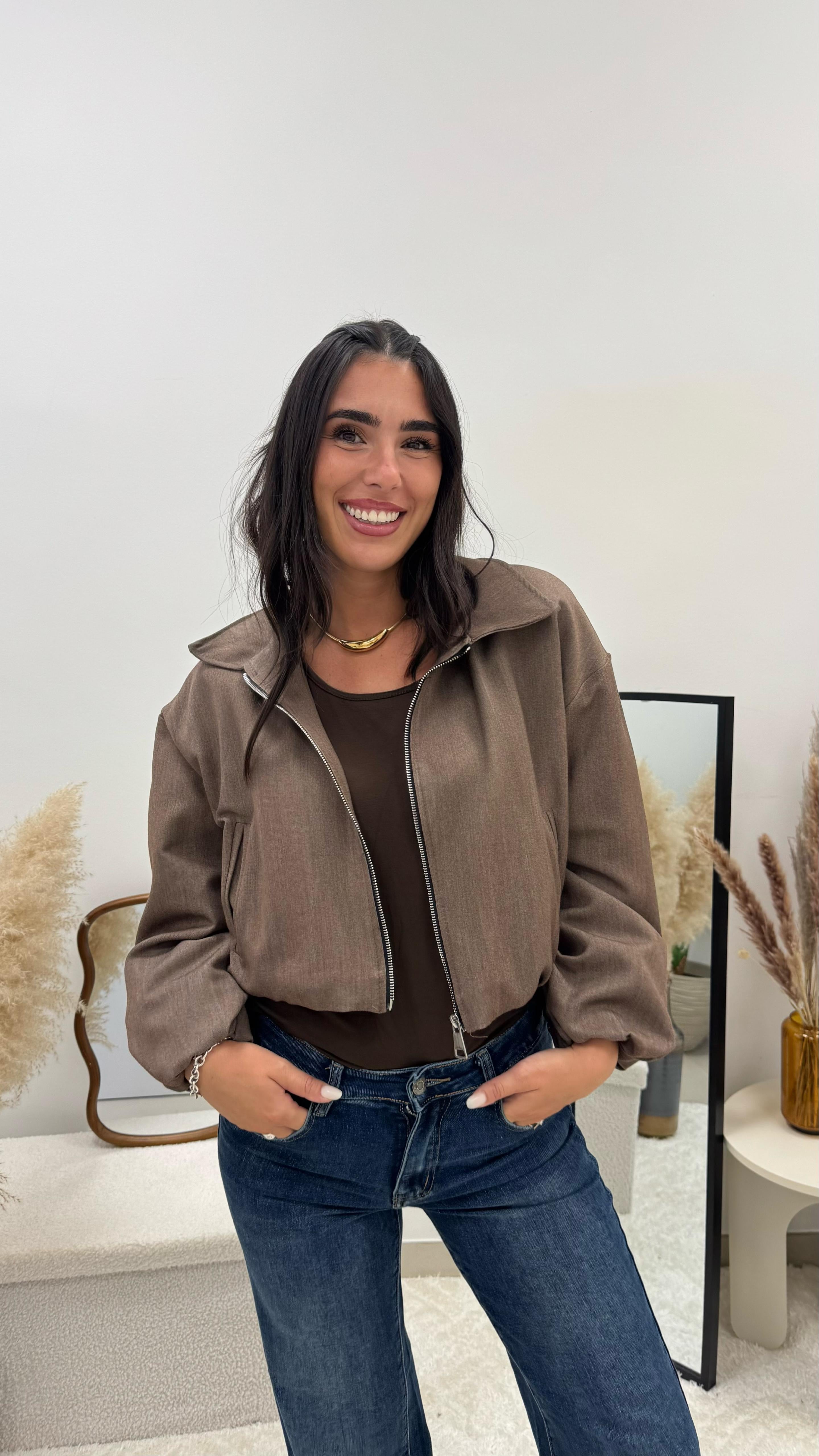 Maglia Basic Pile Interno Choco