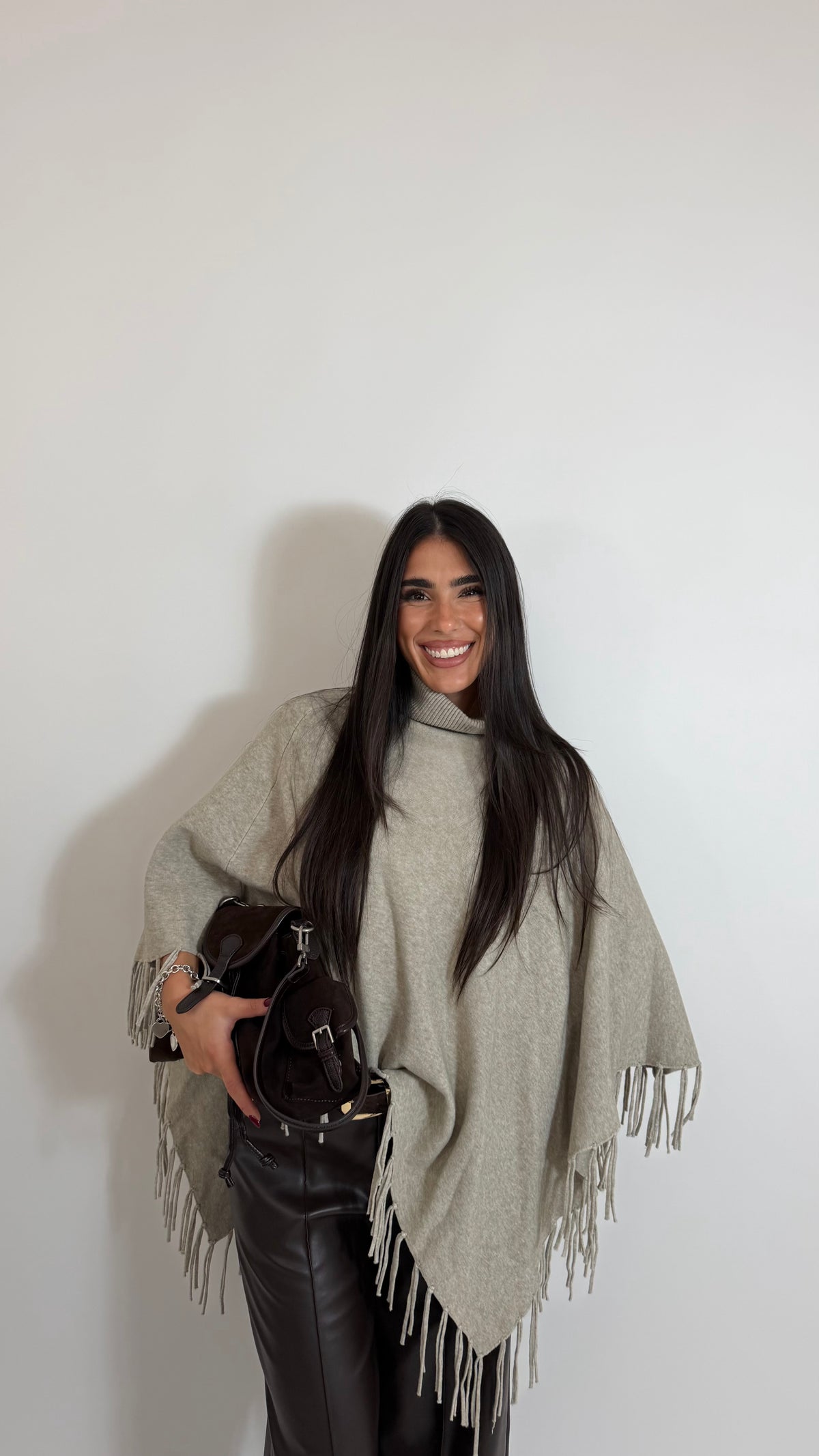 Poncho con Frange