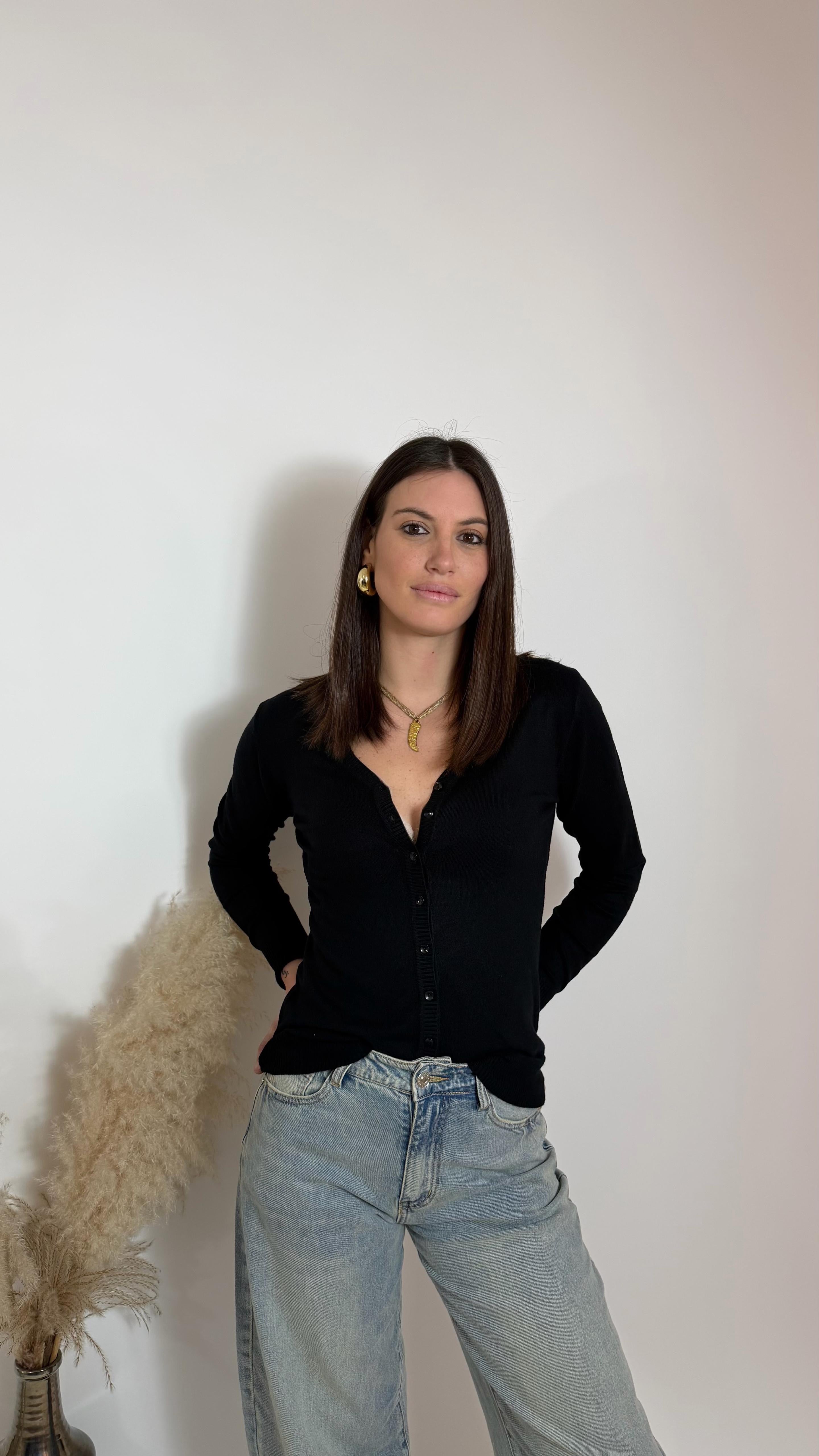 Pull Be You Bottoncini Nero