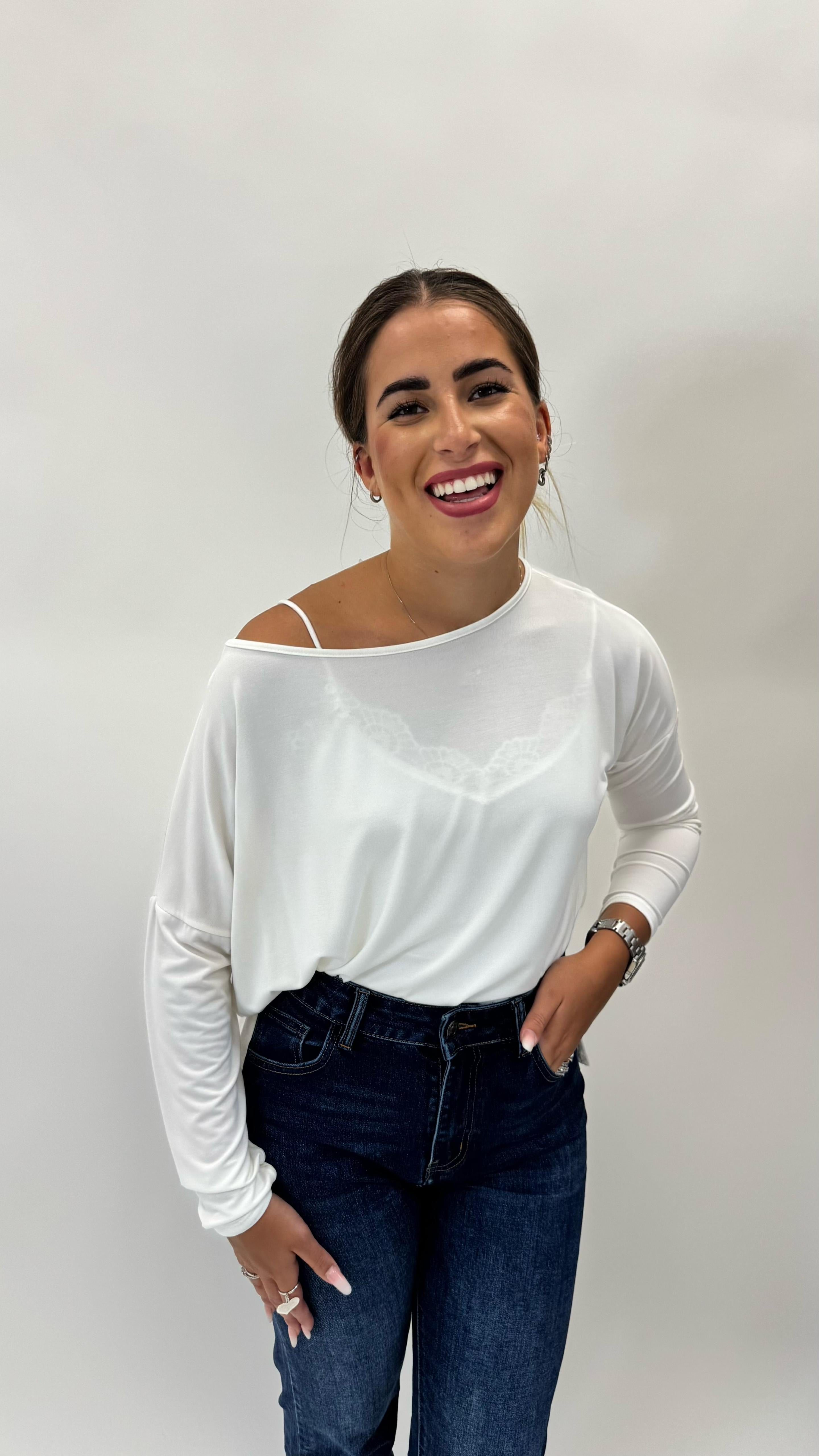 Maglia Kim Oversize Bianca