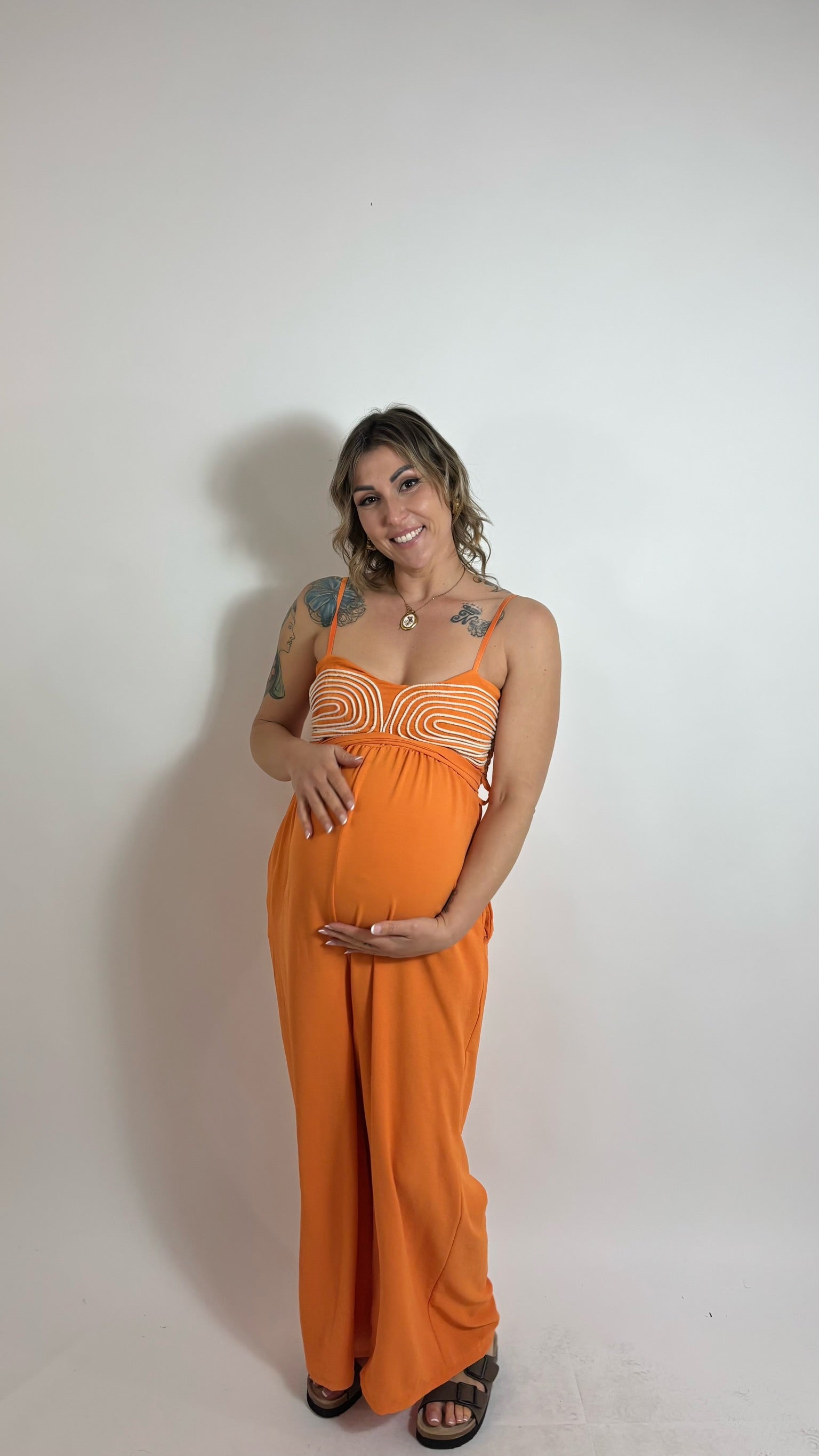 Tuta Graphic Wave Arancio