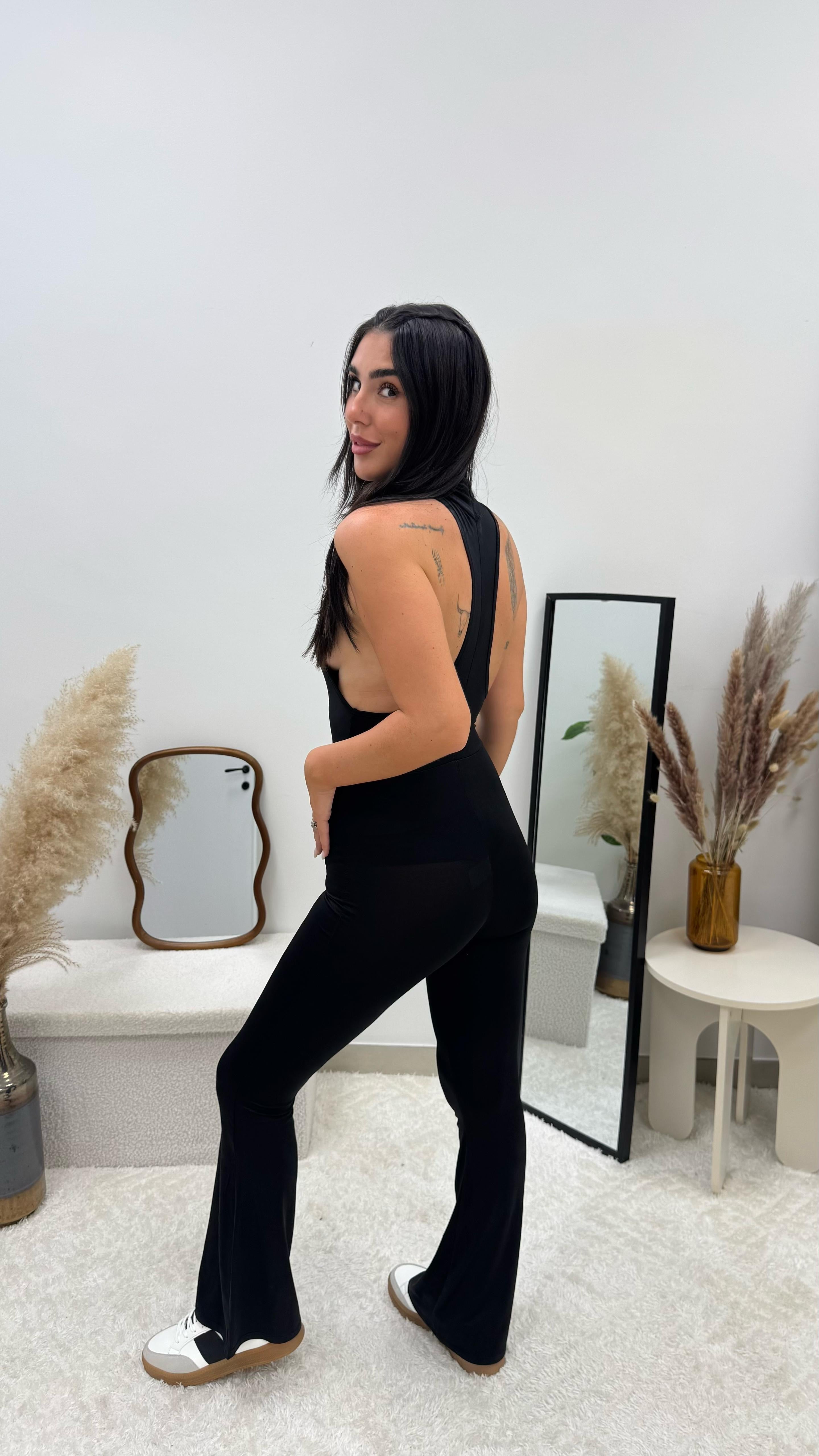 Tuta Elegance Lycra Stretch Nera