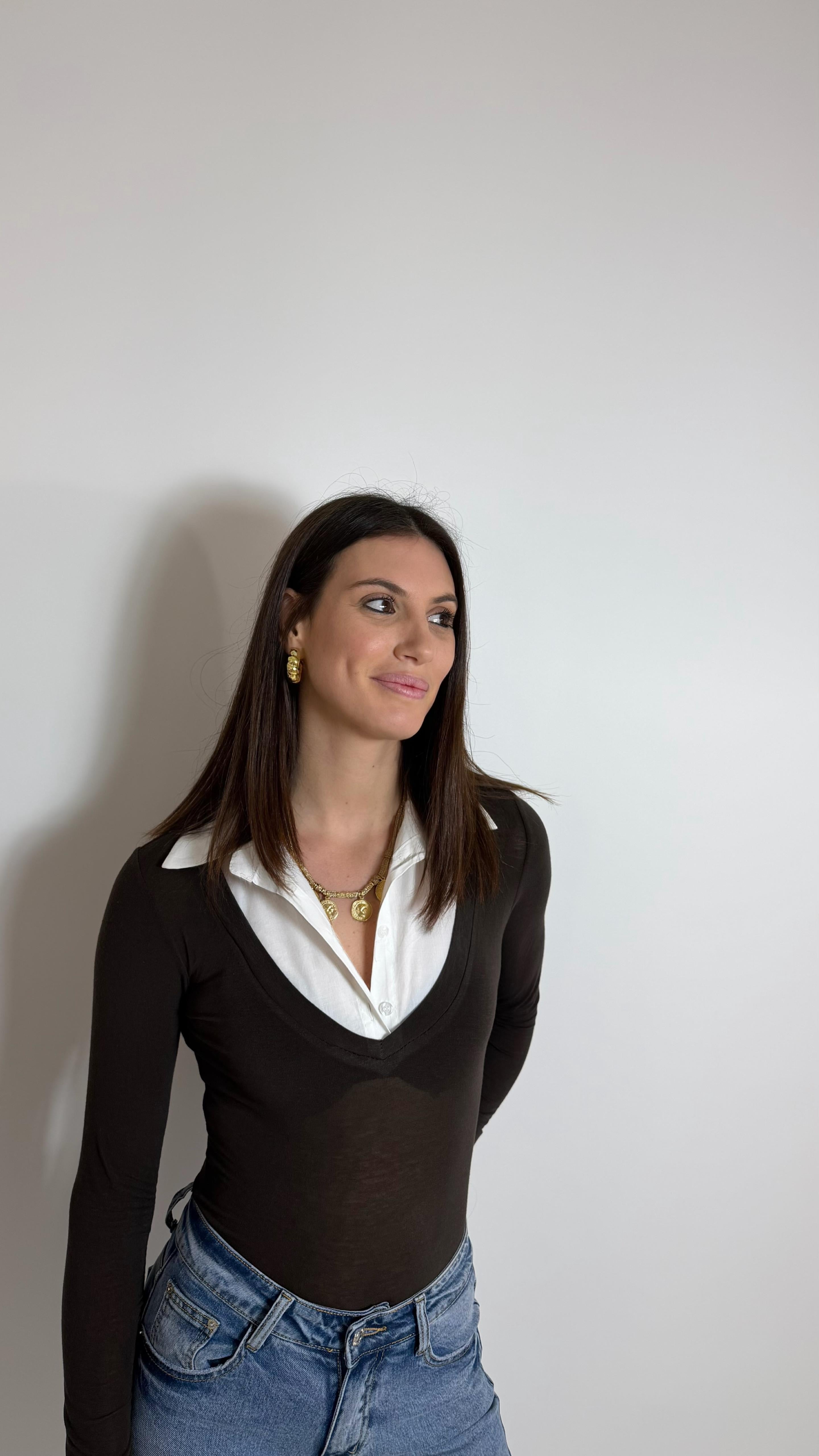 Body Cashmere Colletto Choco