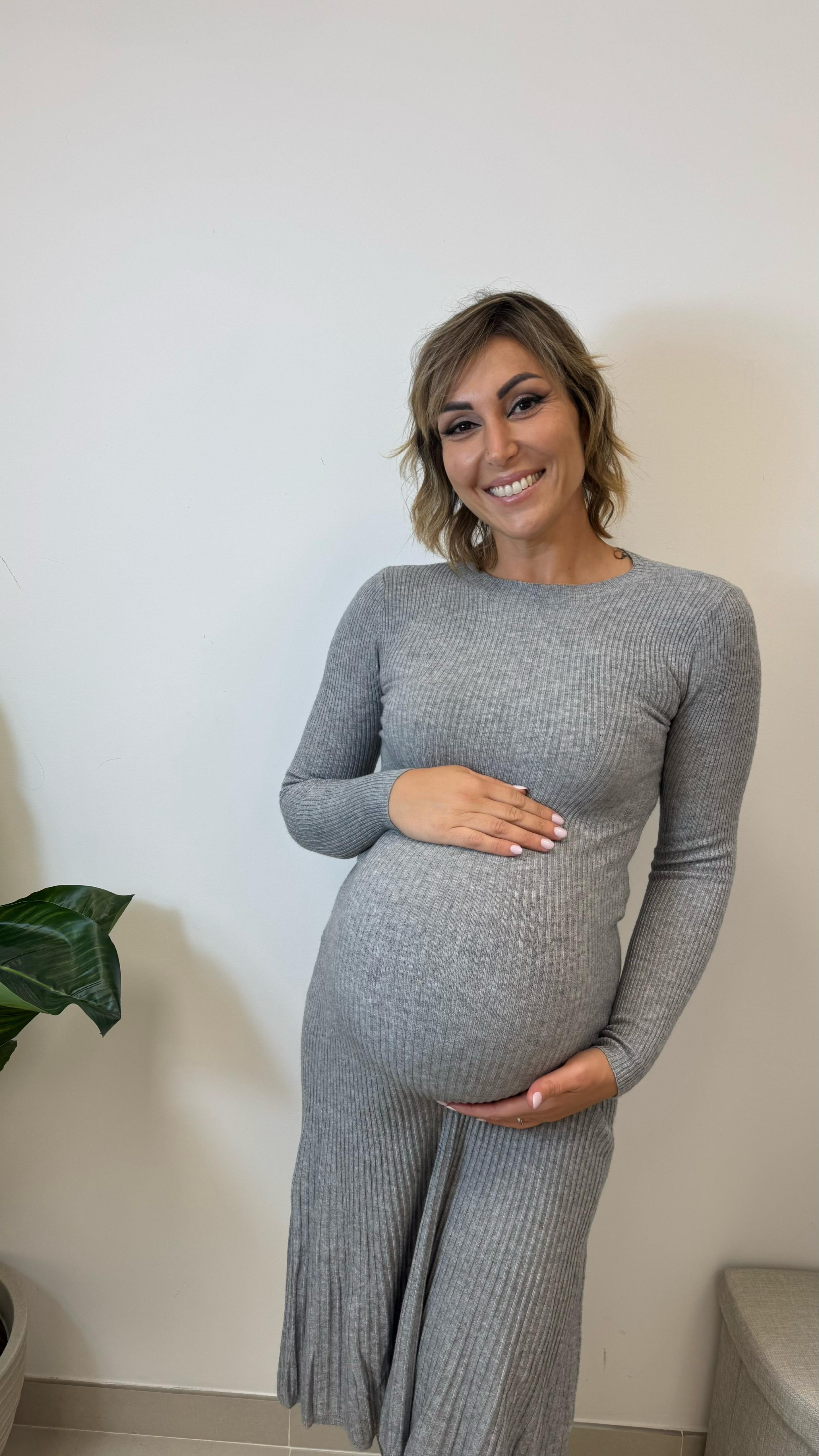 Abito Emilia Grigio Perla