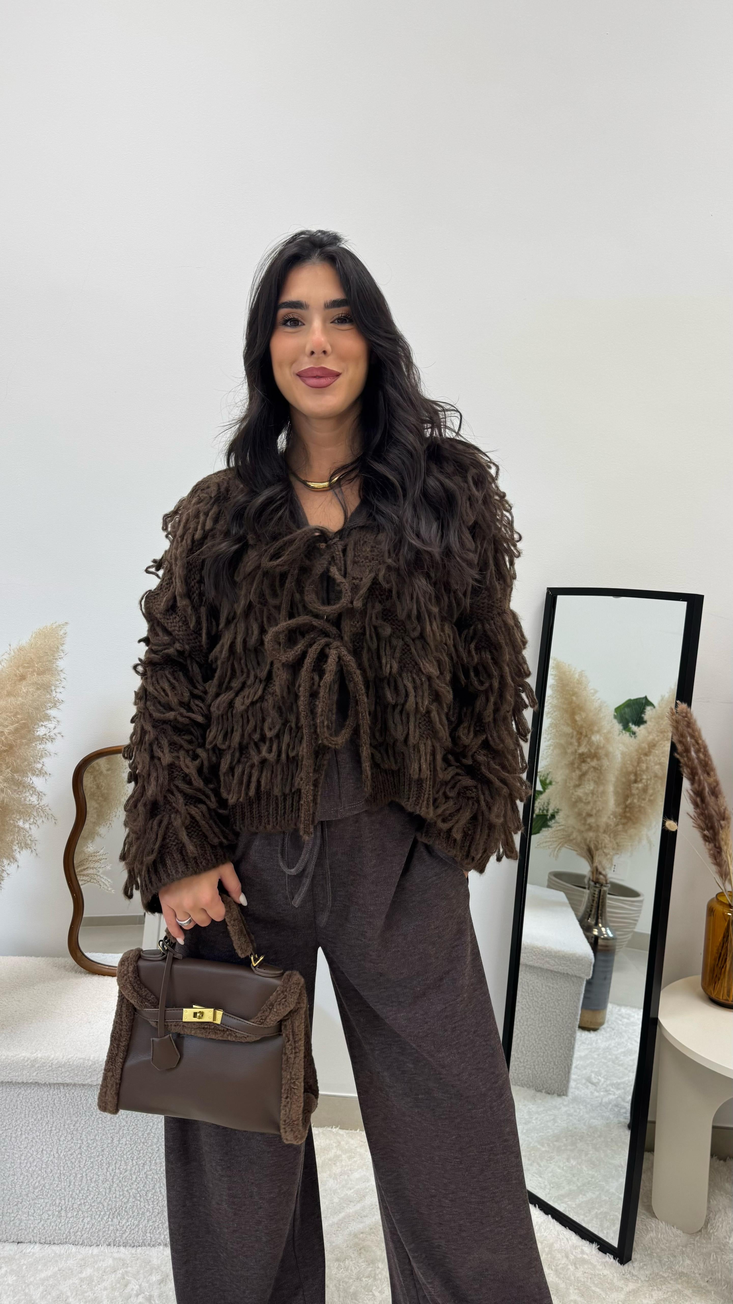 Cardigan Cozy Brown