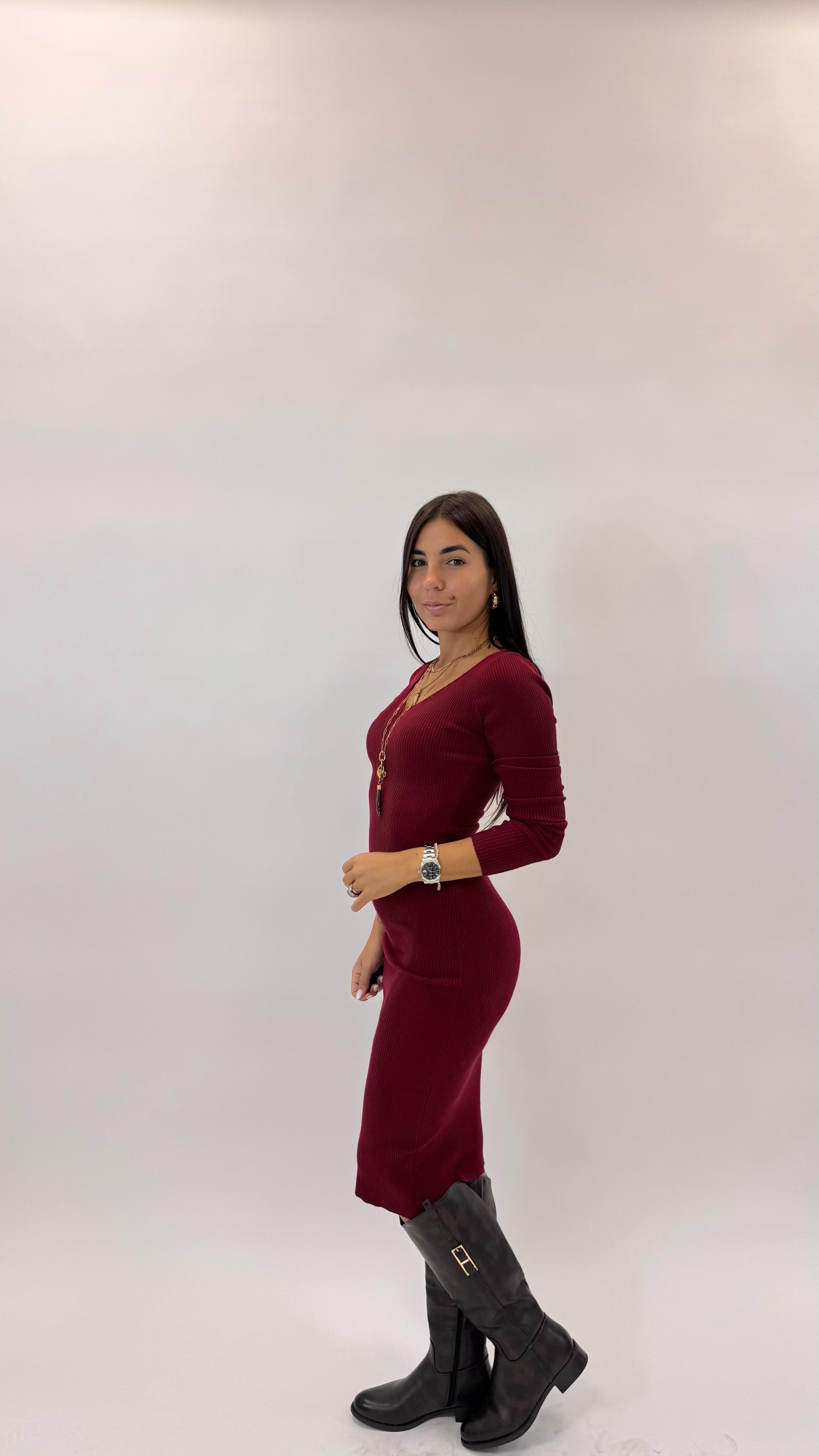 Abito “Non Puoi Farne A Meno” Rosso India