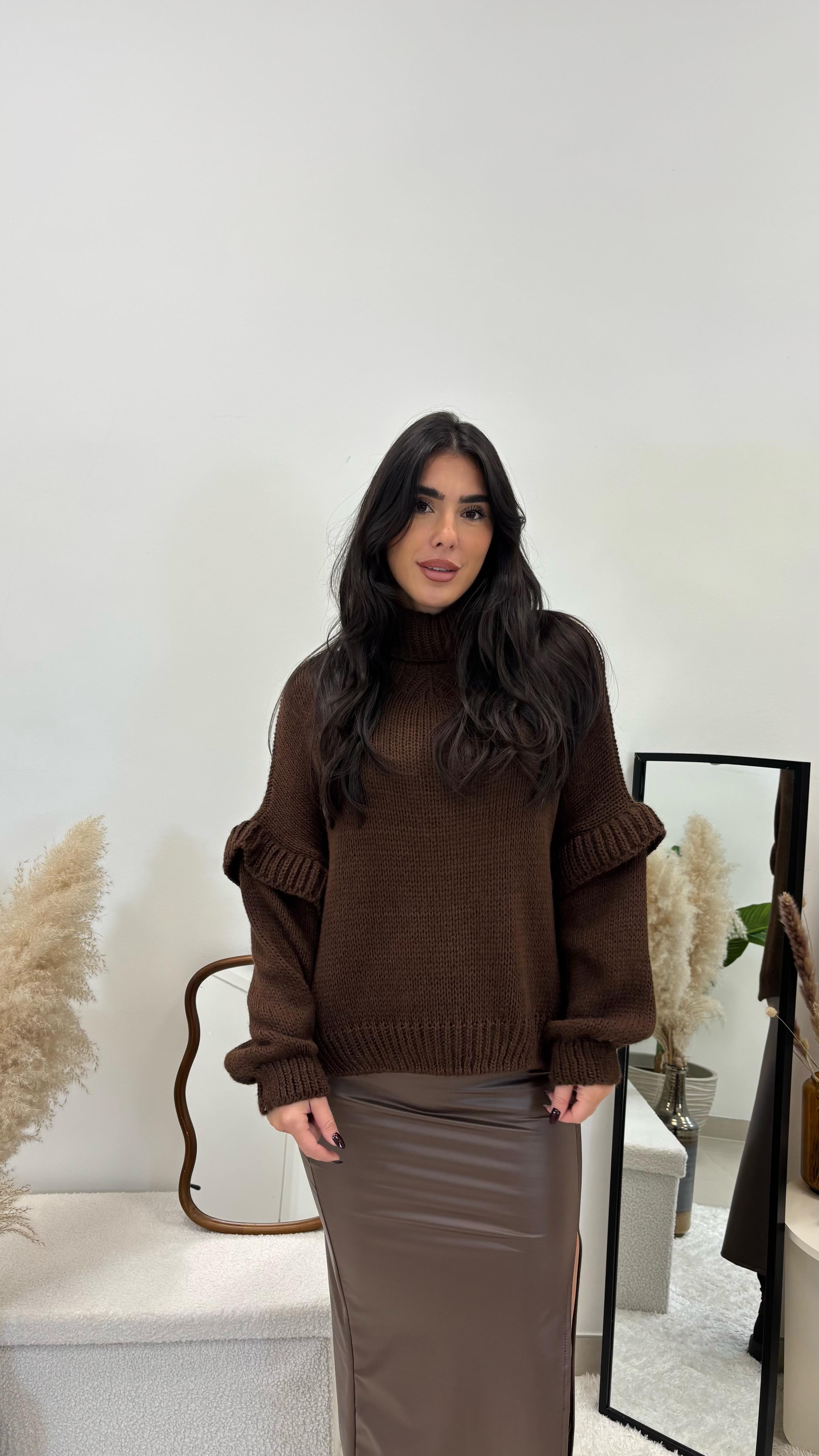 Longuette Ecopelle Choco