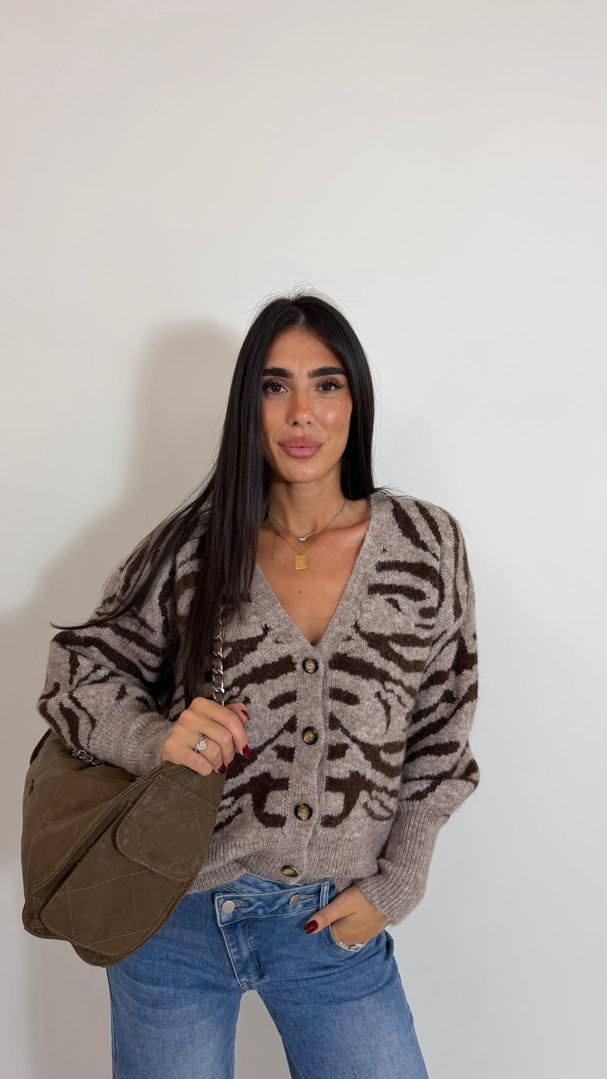 Cardigan Animalier