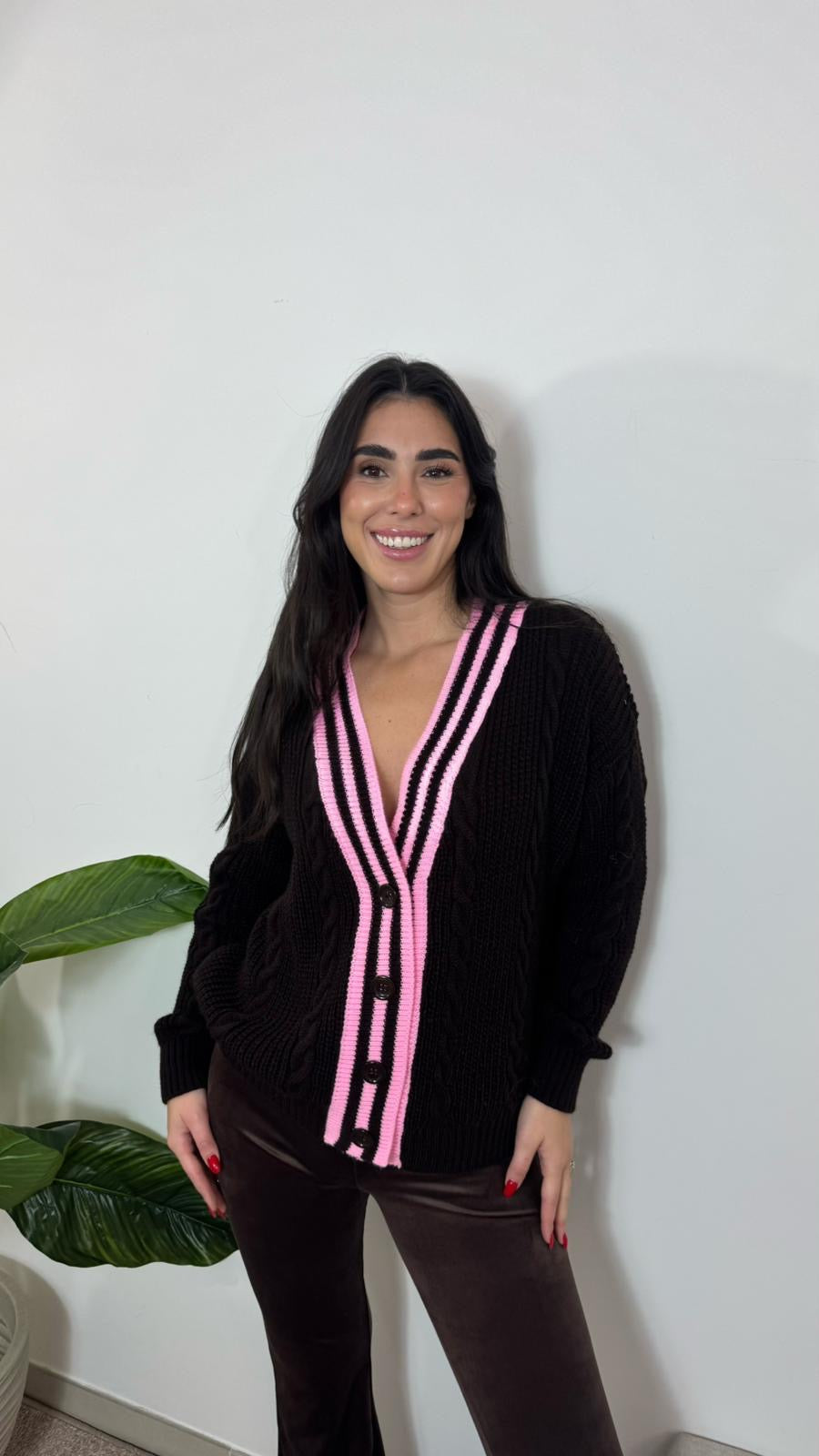 Panta Flare Velvet Choco