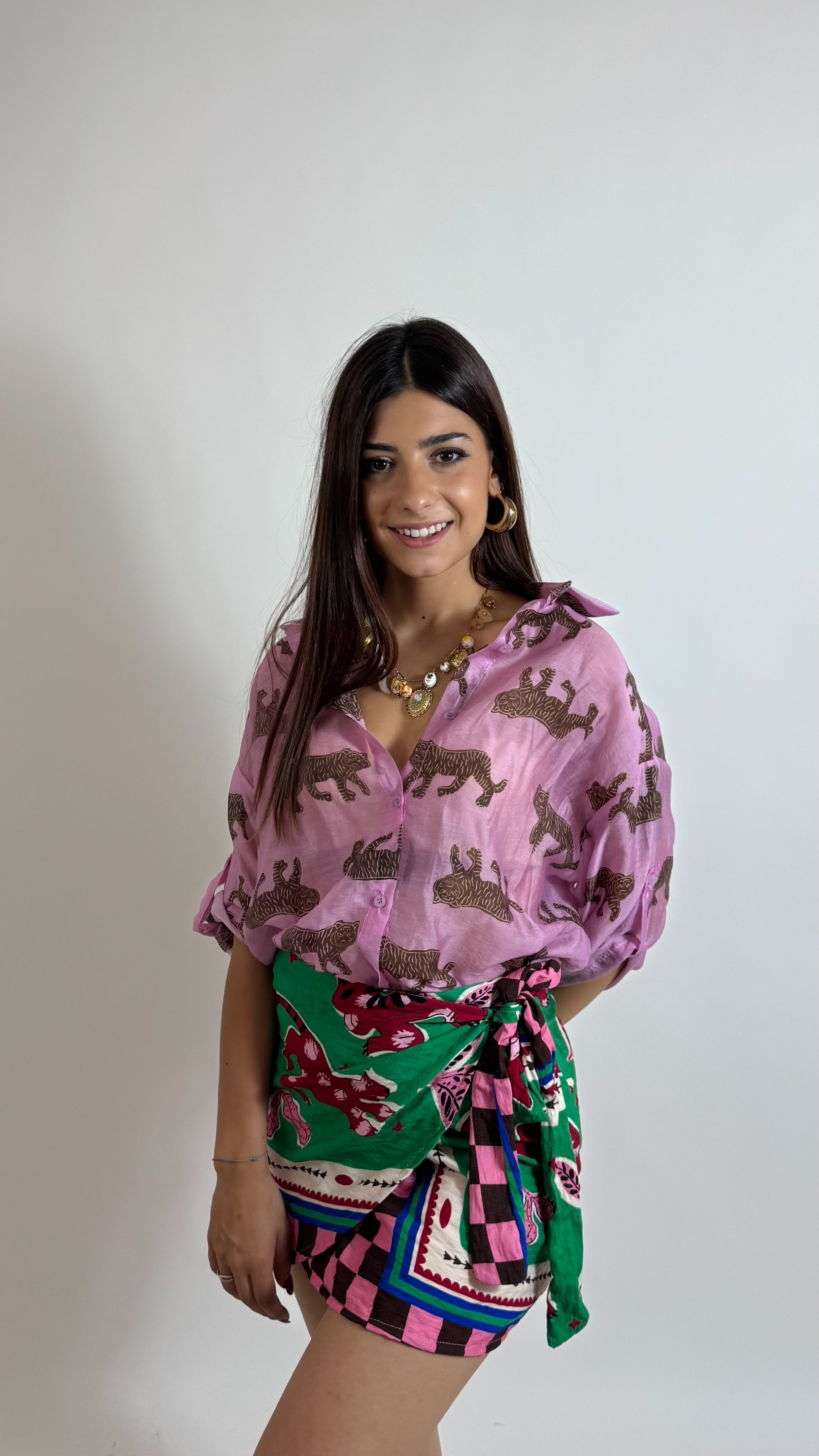 Camicia Soft Tiger Pink