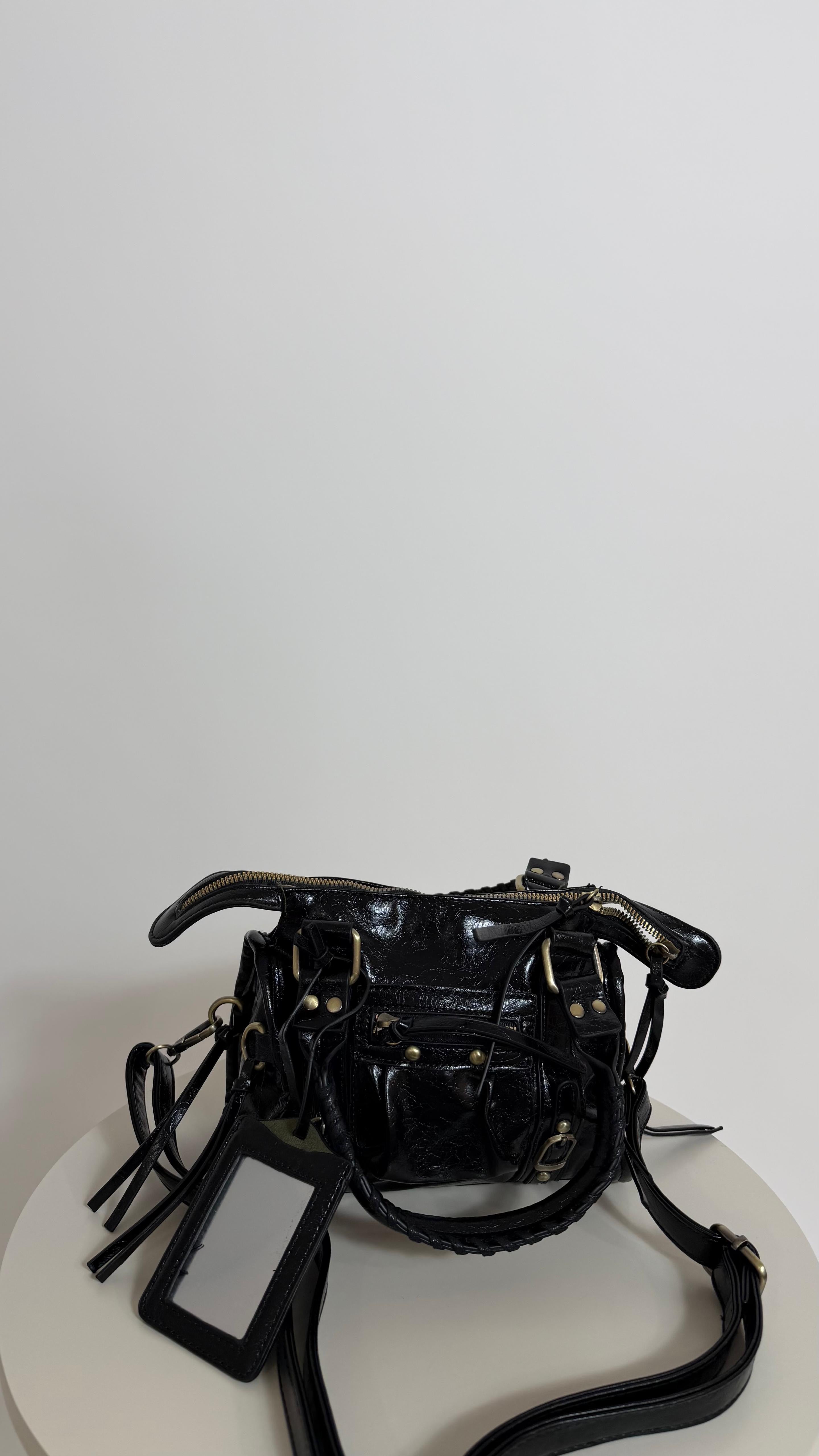 Mini Citybag inspo B. Vernice Nera