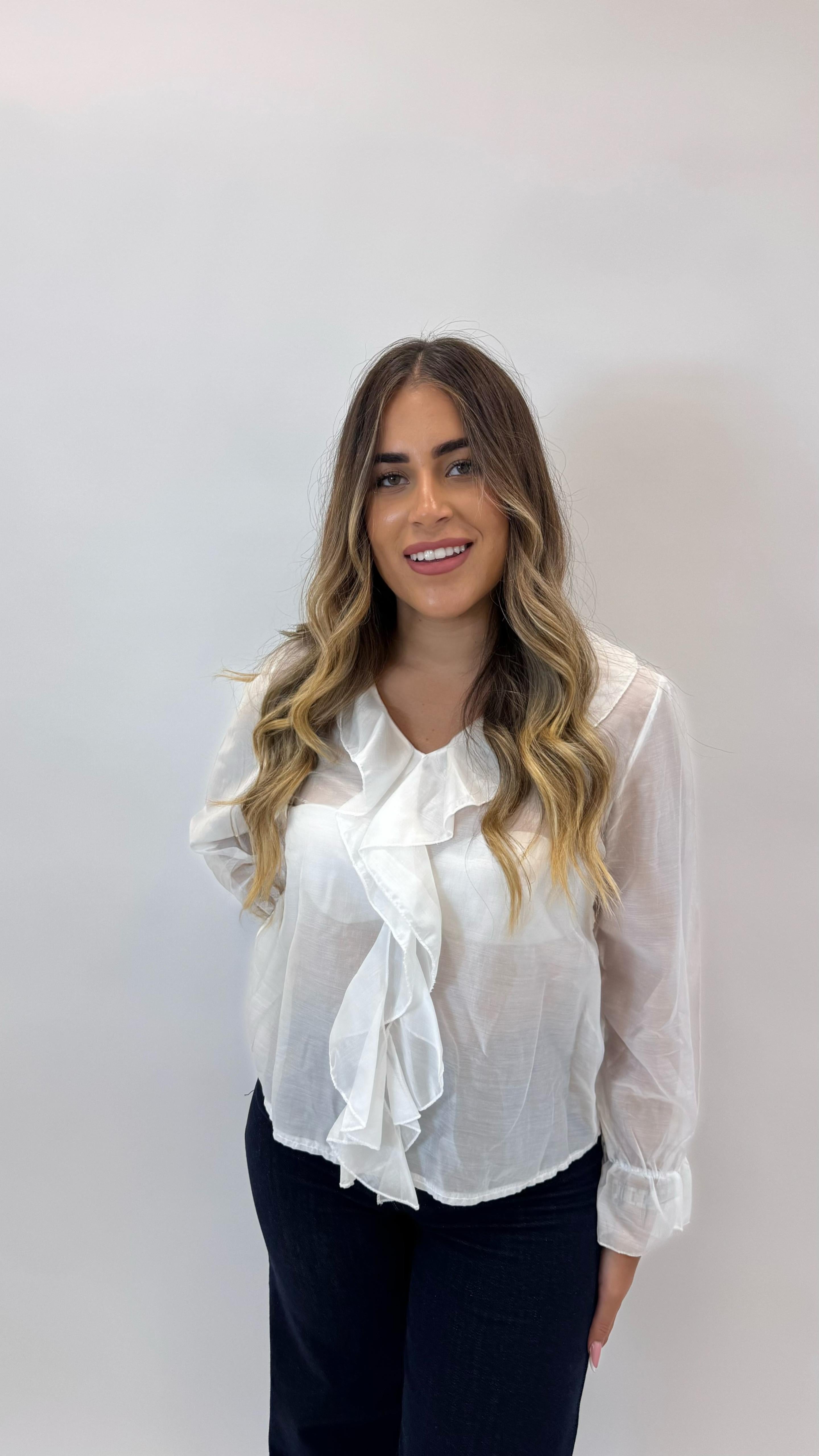 Blusa Voulant Bianca