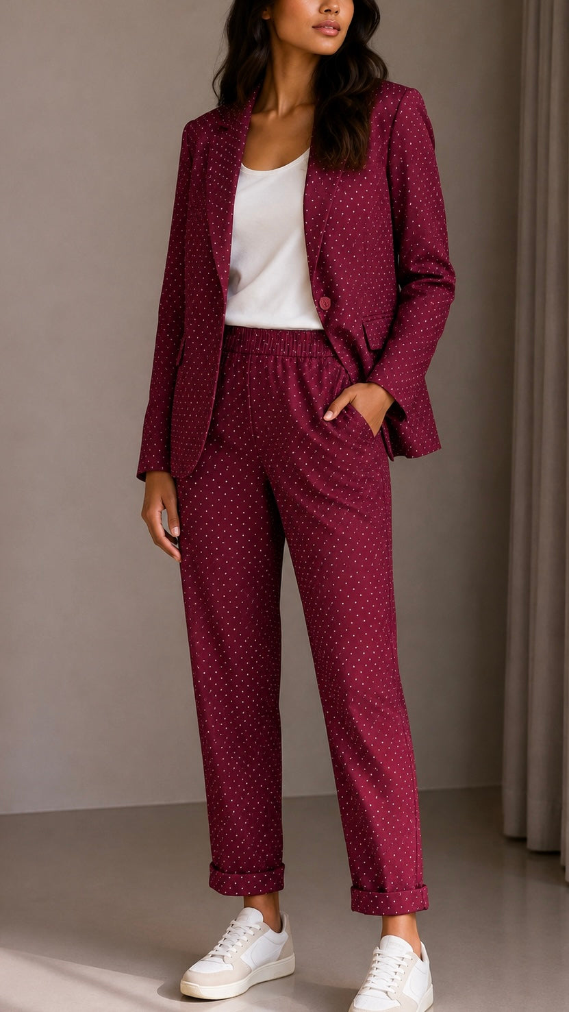 Tailleur Sparkling Burgundy