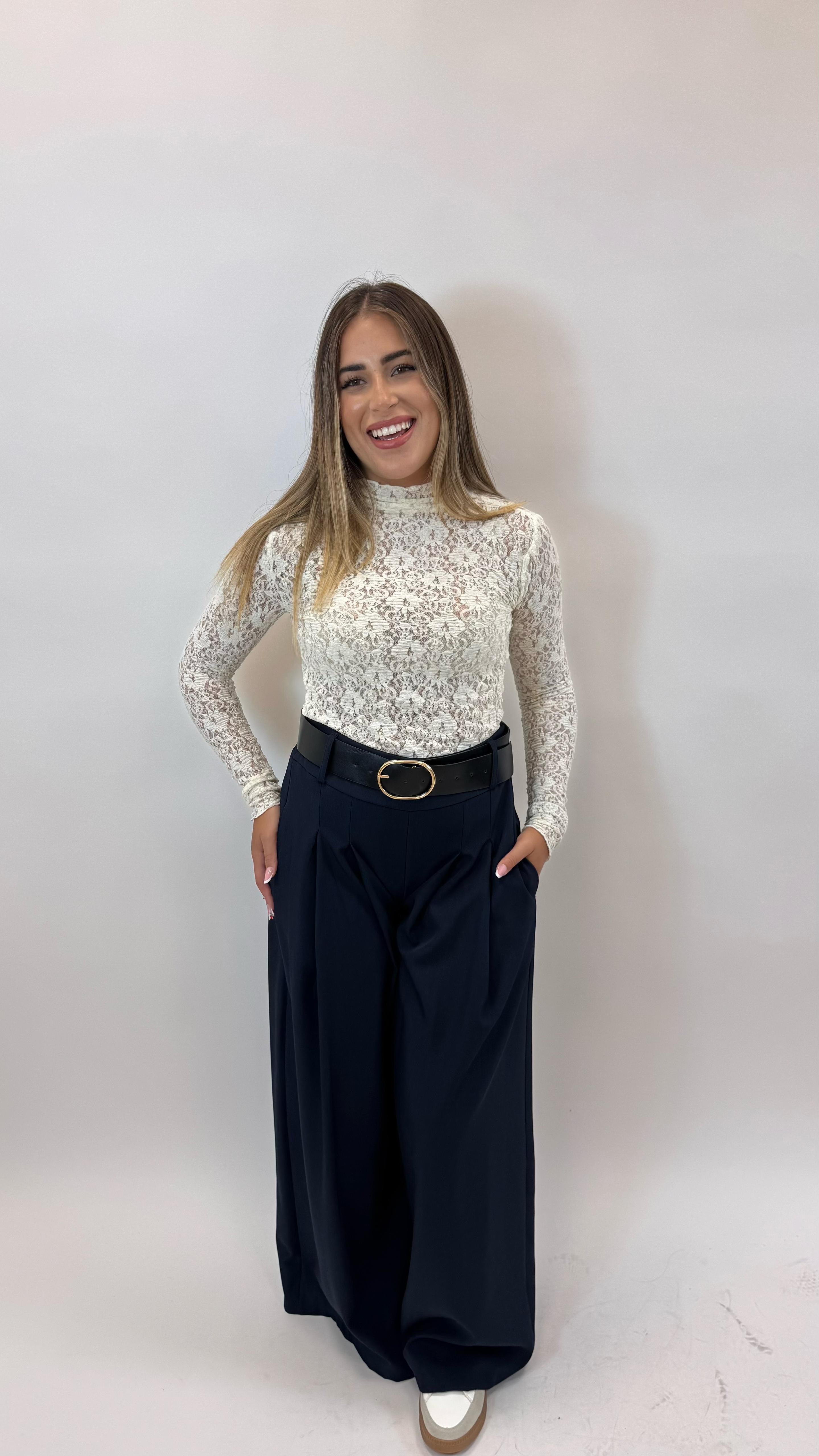 Maglia Trasparenze Bianca