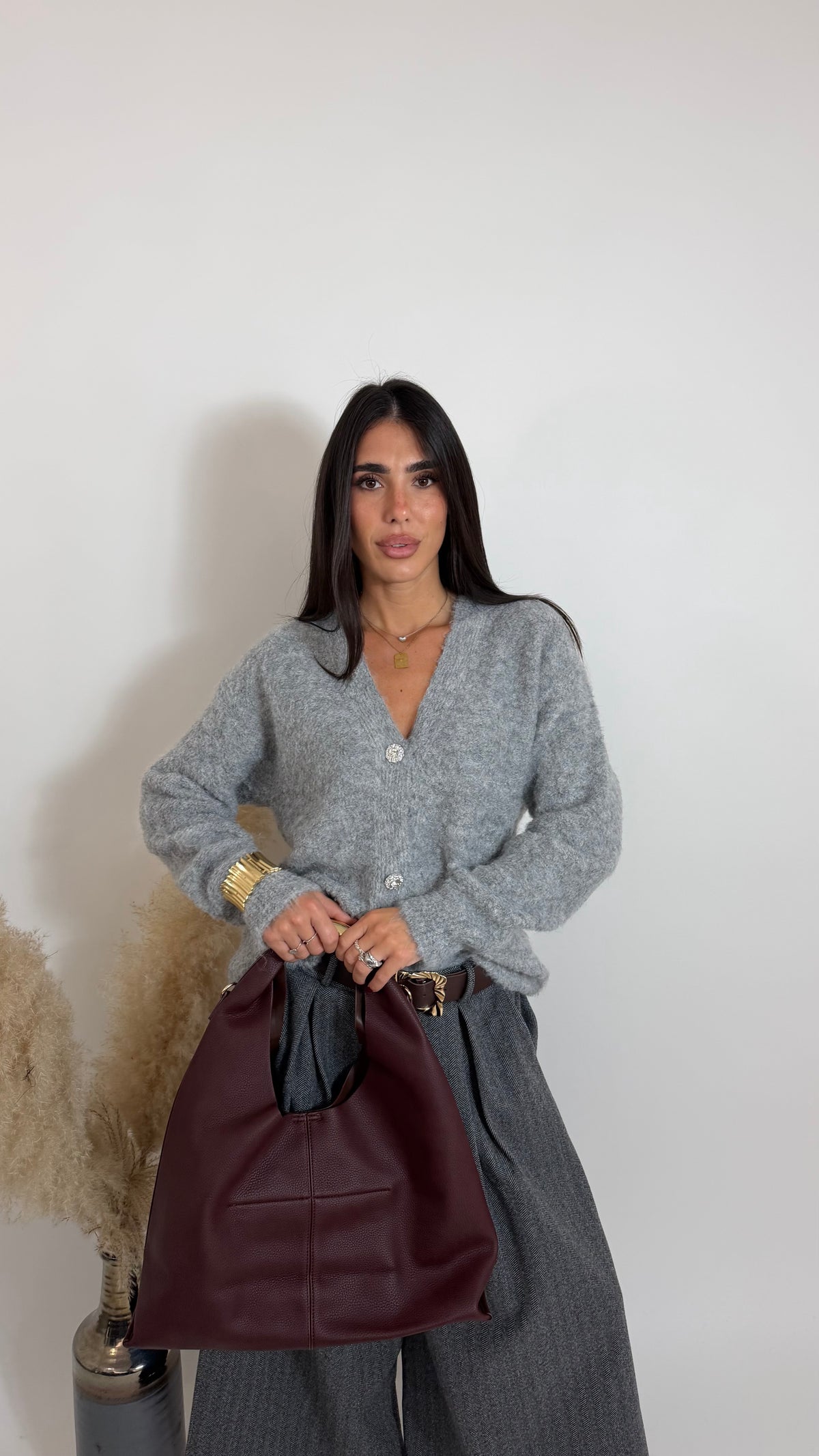 Cardigan Soft Jewel Grey