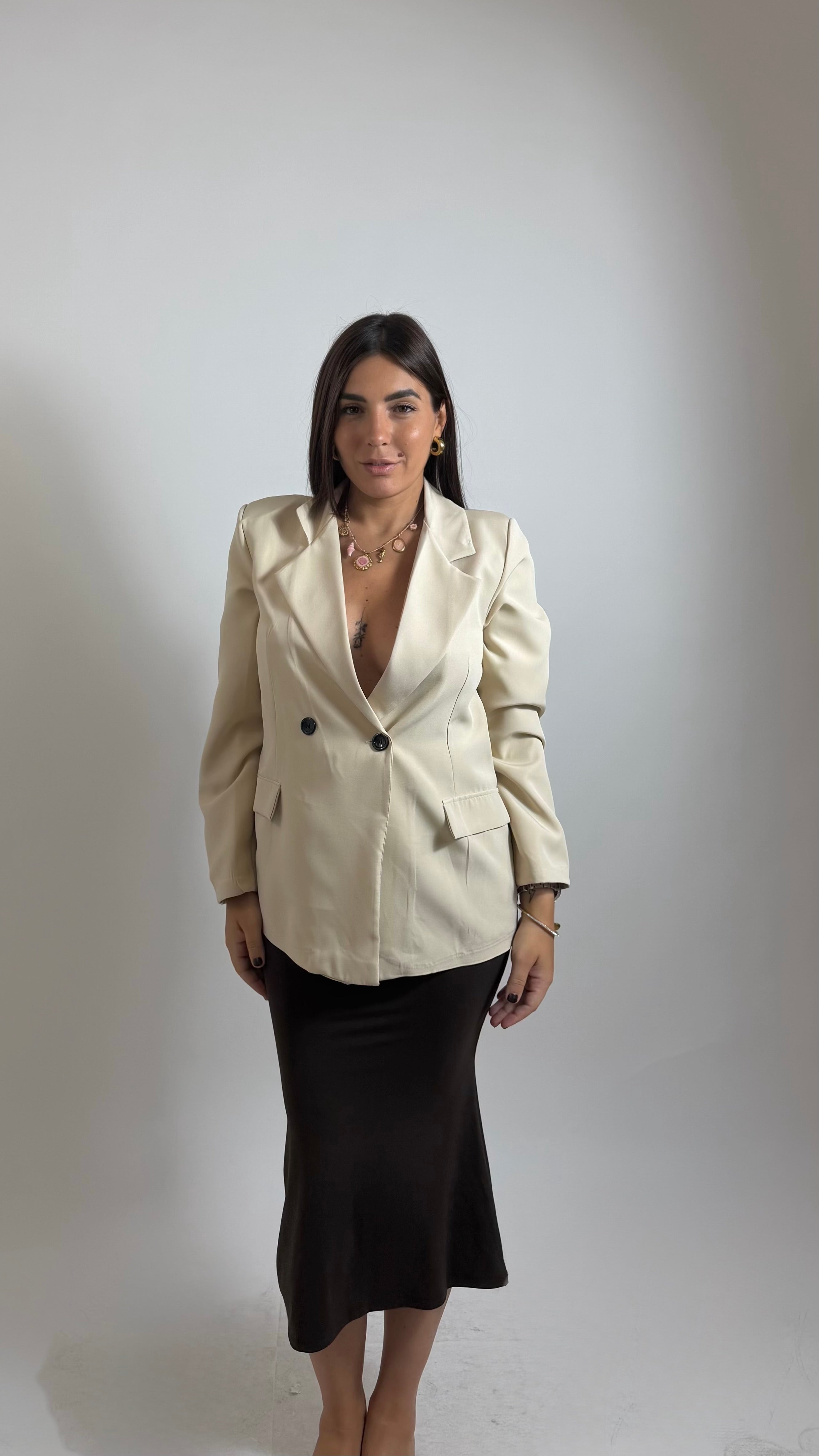 Blazer City Chic Burro