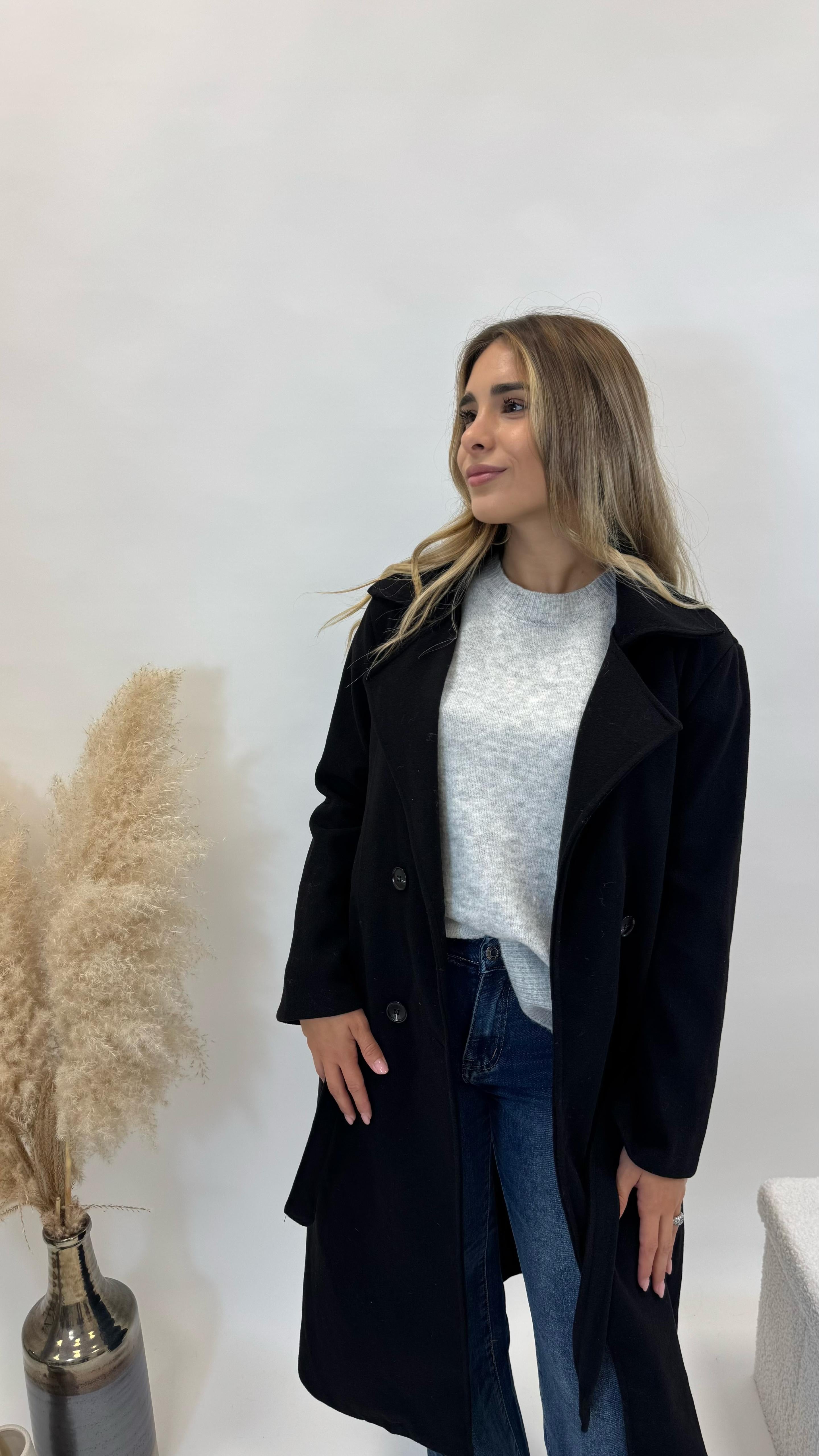 Pull Misto Mohair Grigio Perla