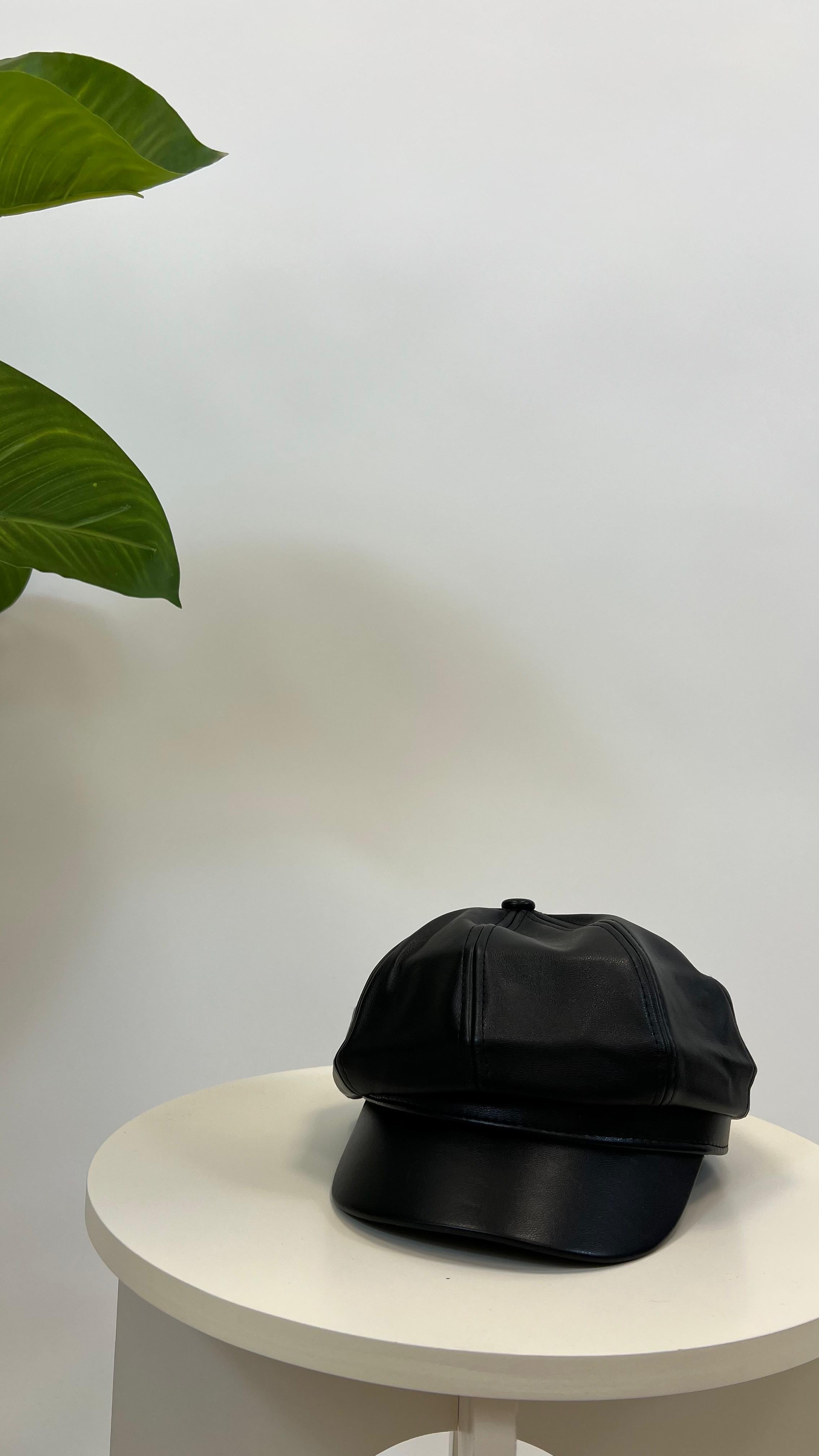 Cappello Baker Boy Ecopelle
