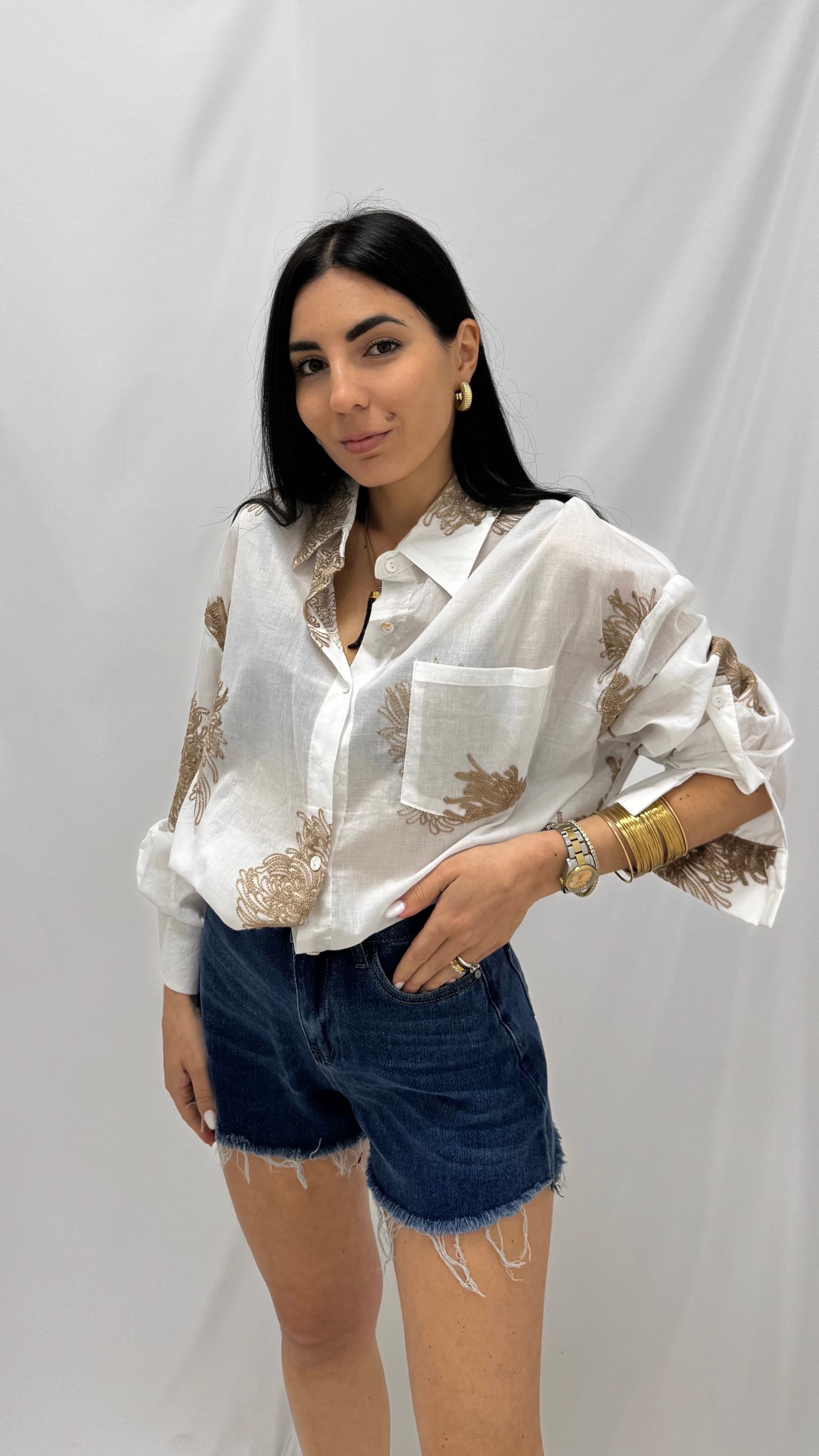 Blusa Coralli Aesthetic Camel