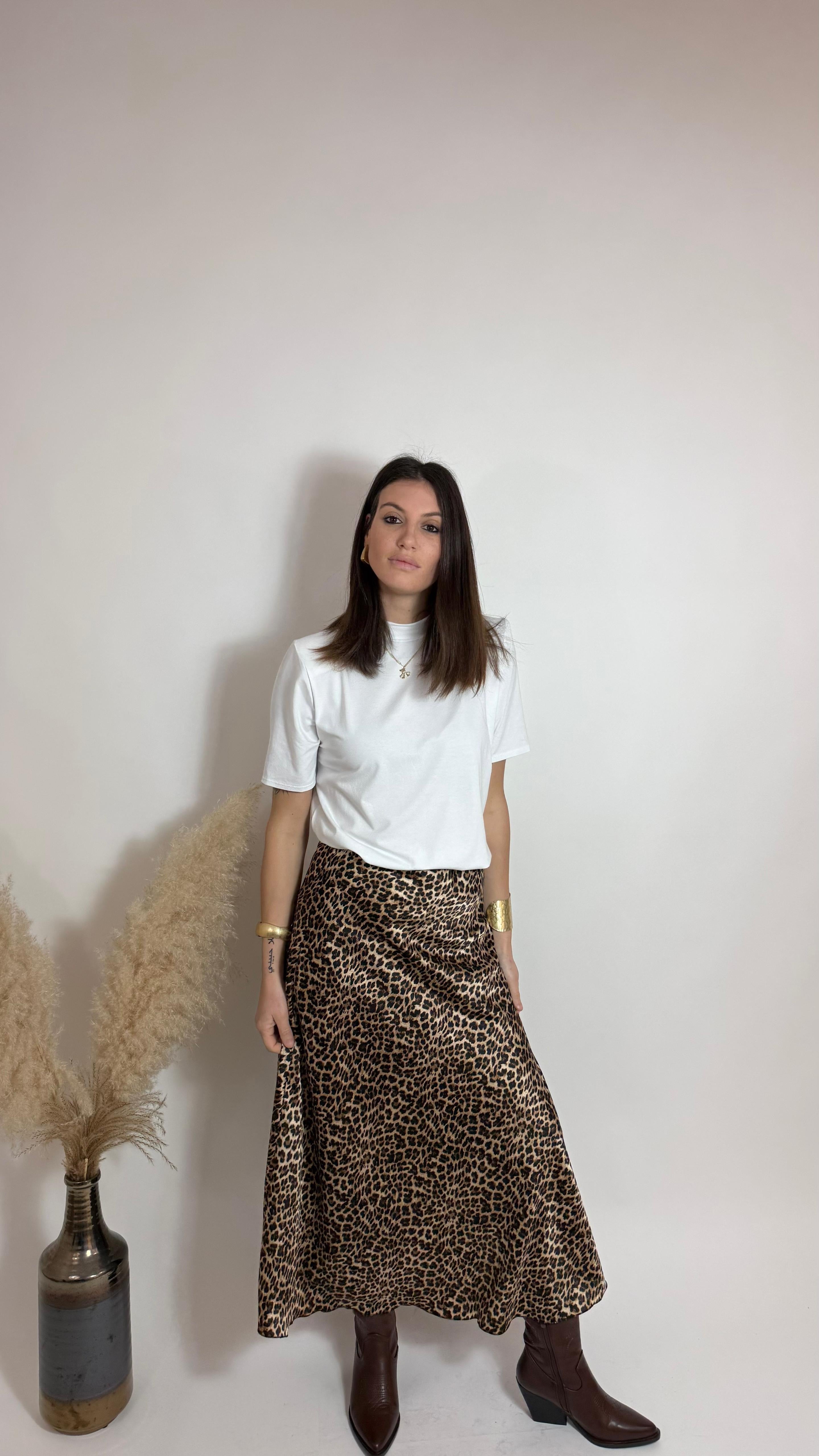 Longuette Silk Leopard