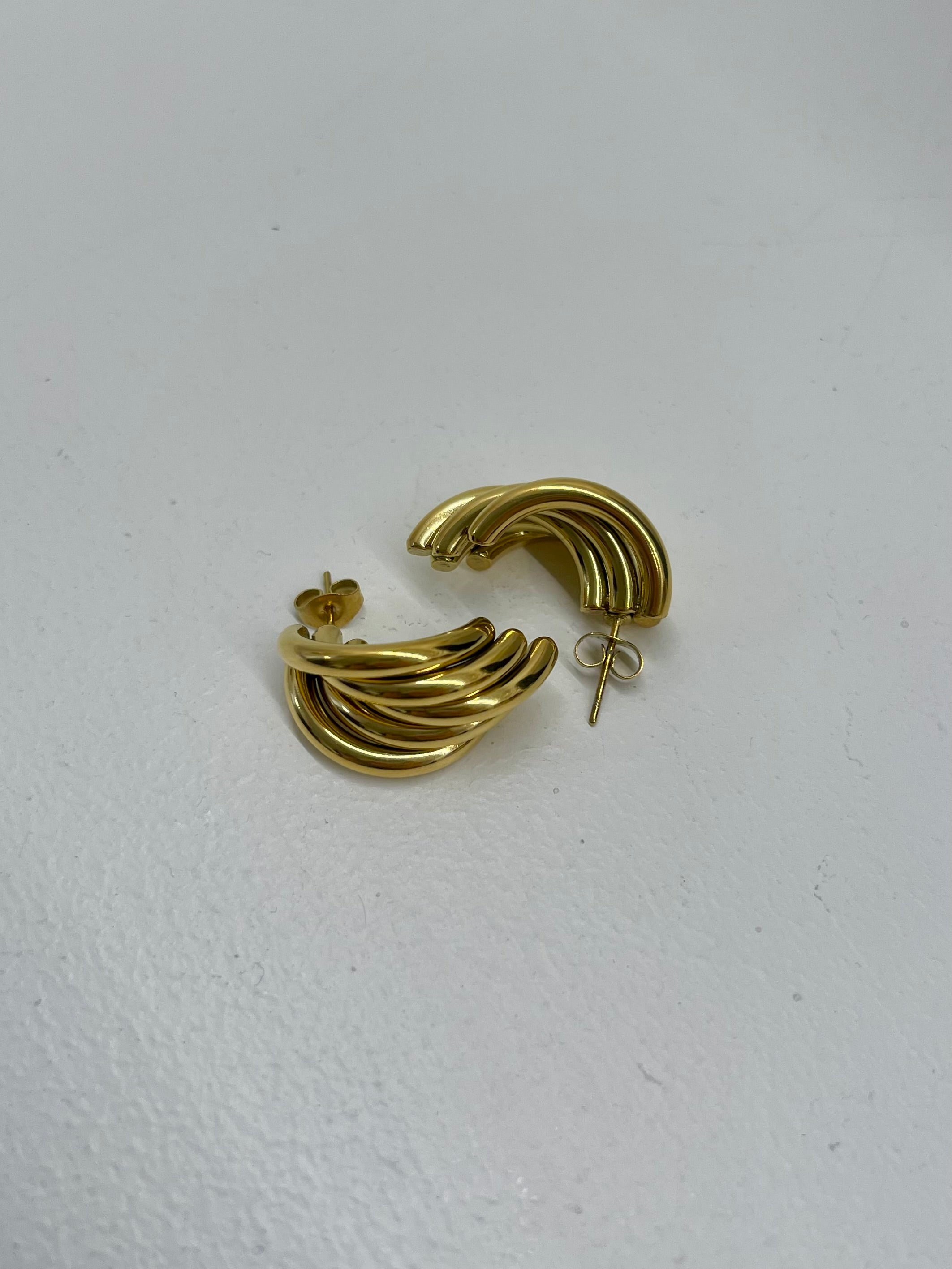 Orecchini Wave Hoops