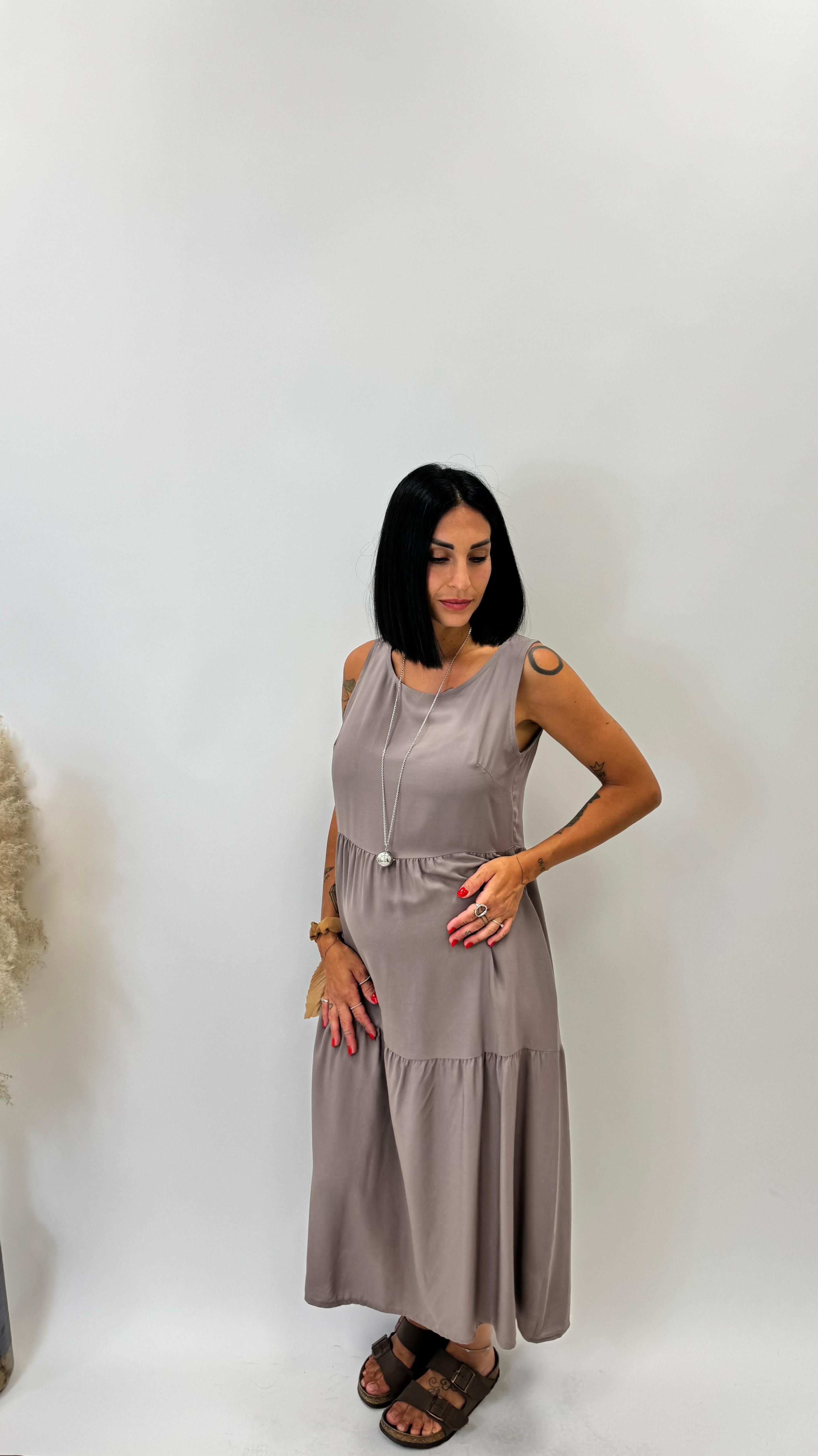 Evergreen Dress Tortora