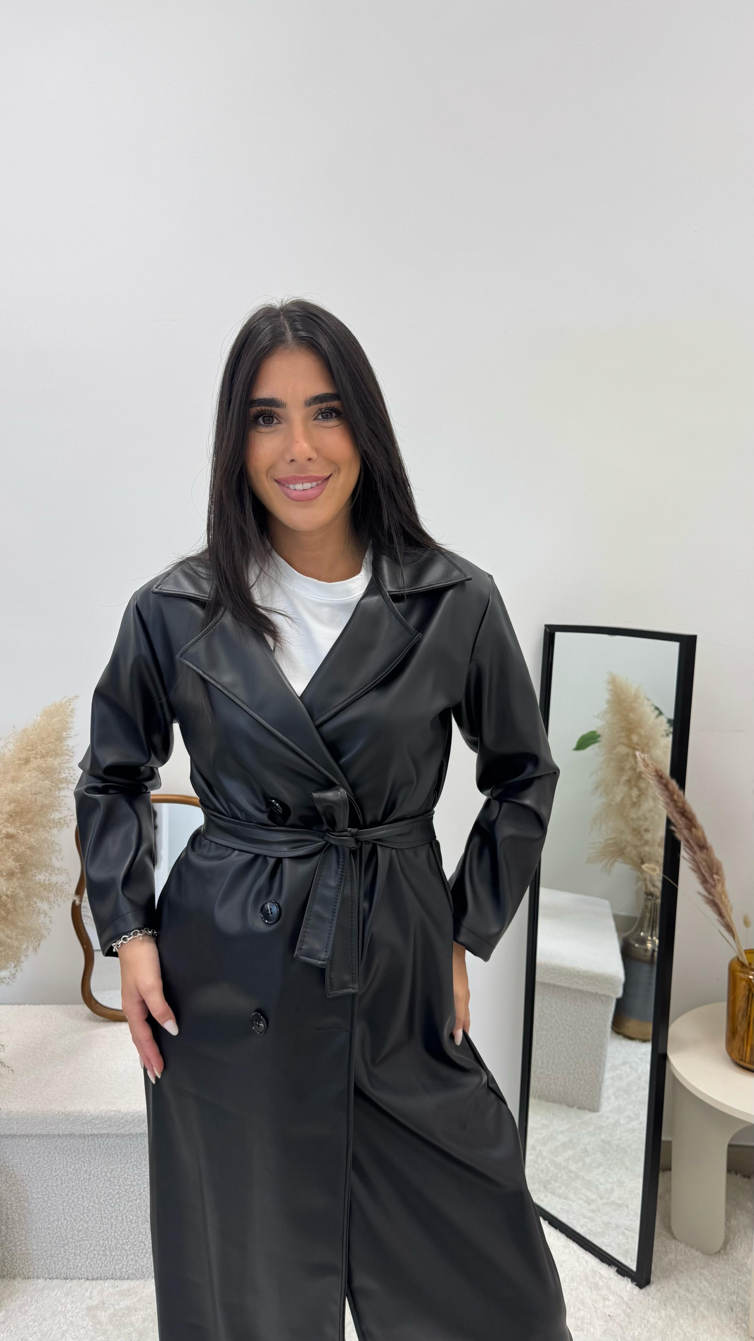 Trench Ecopelle Nero