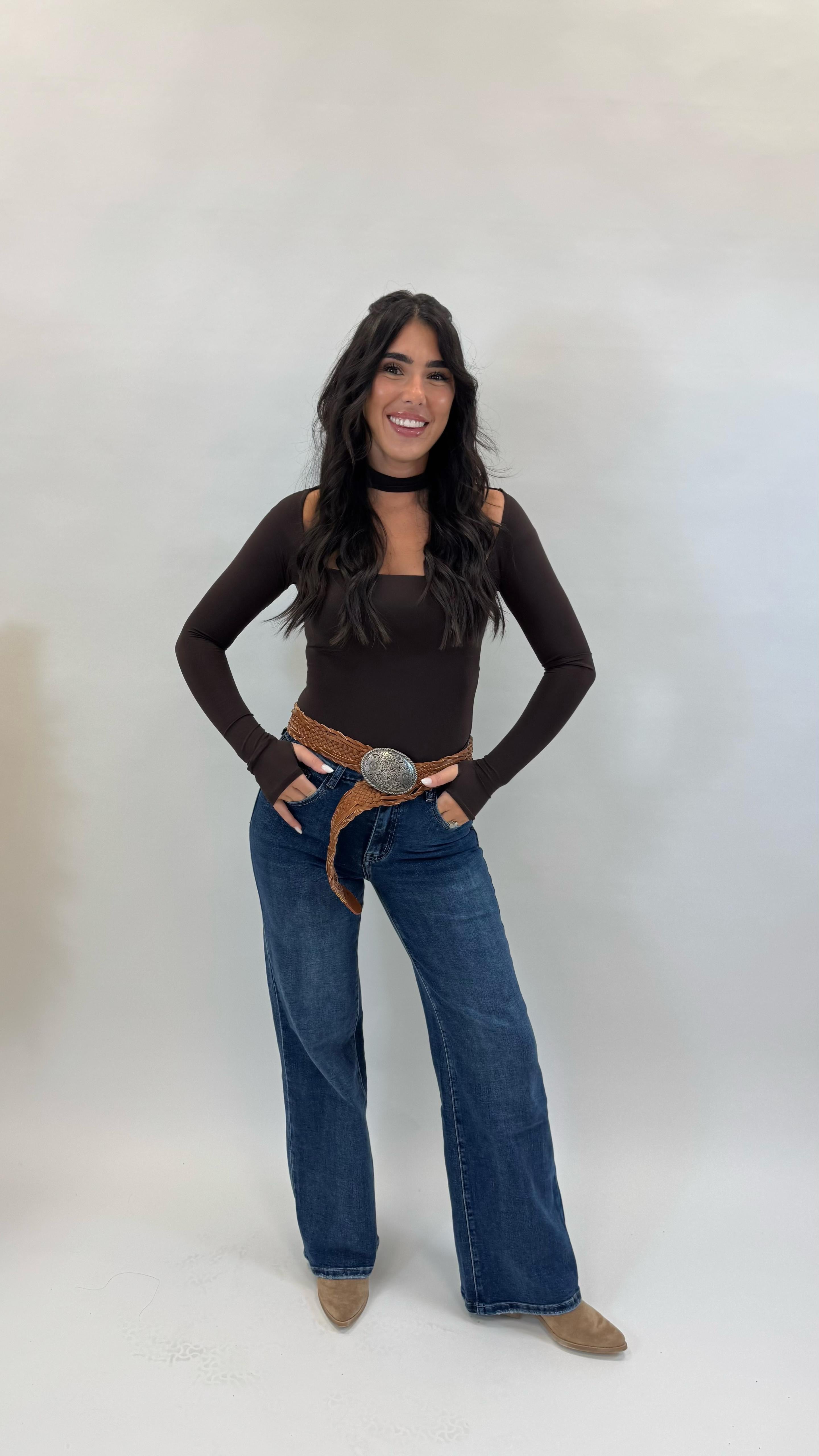 Body Scollo Chocker Cioccolato