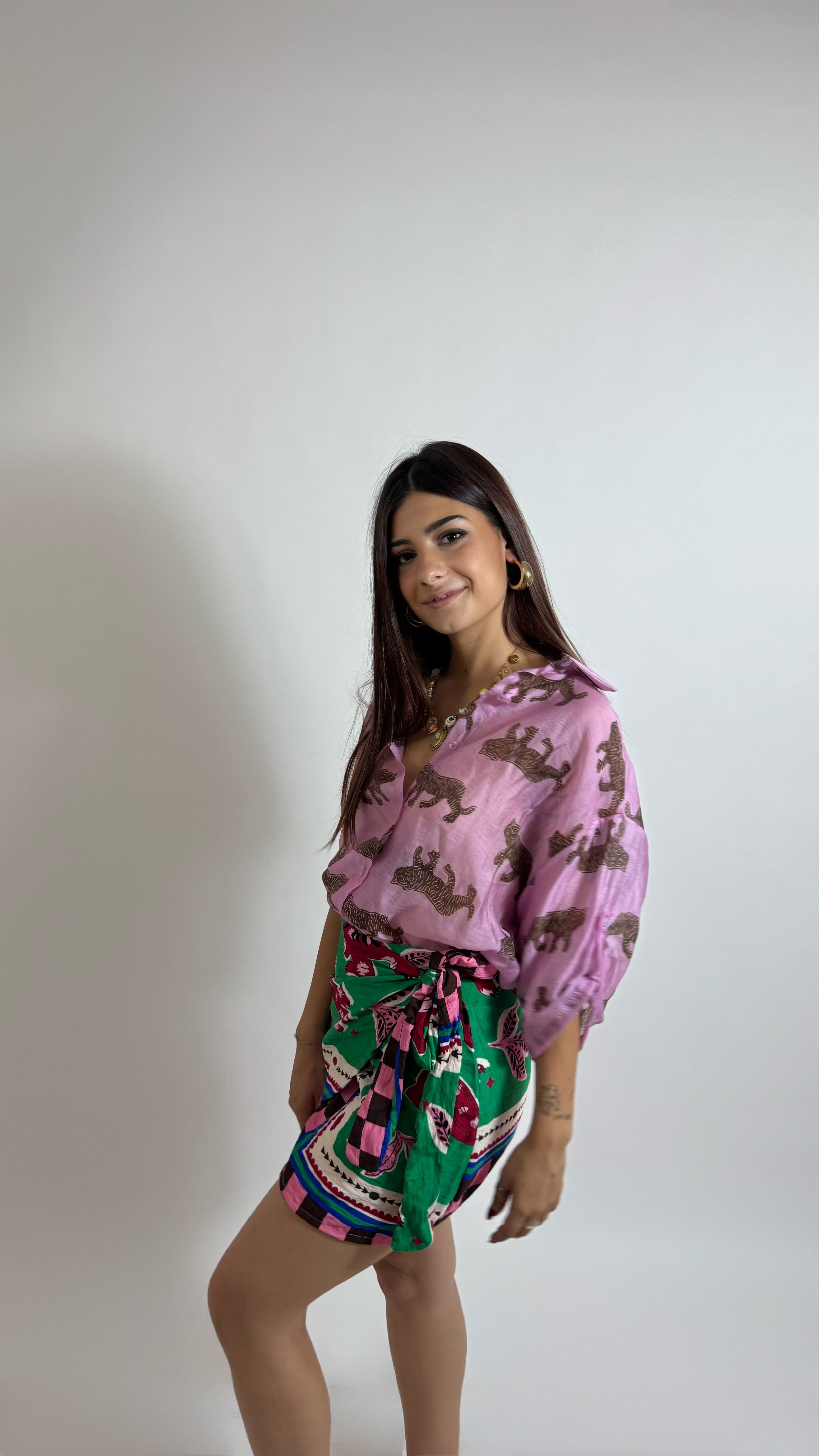 Camicia Soft Tiger Pink