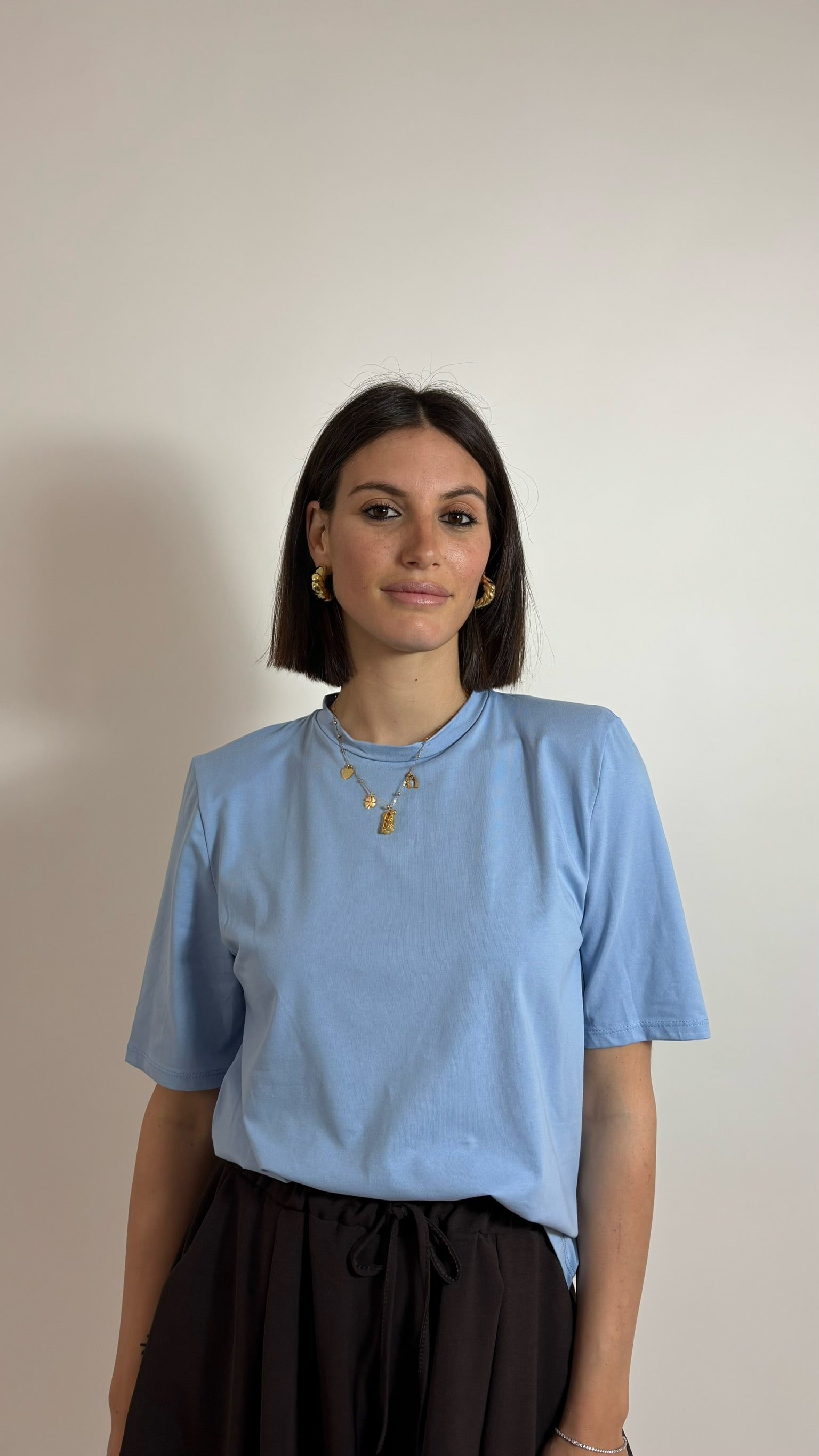 T-shirt con Spalline Sky