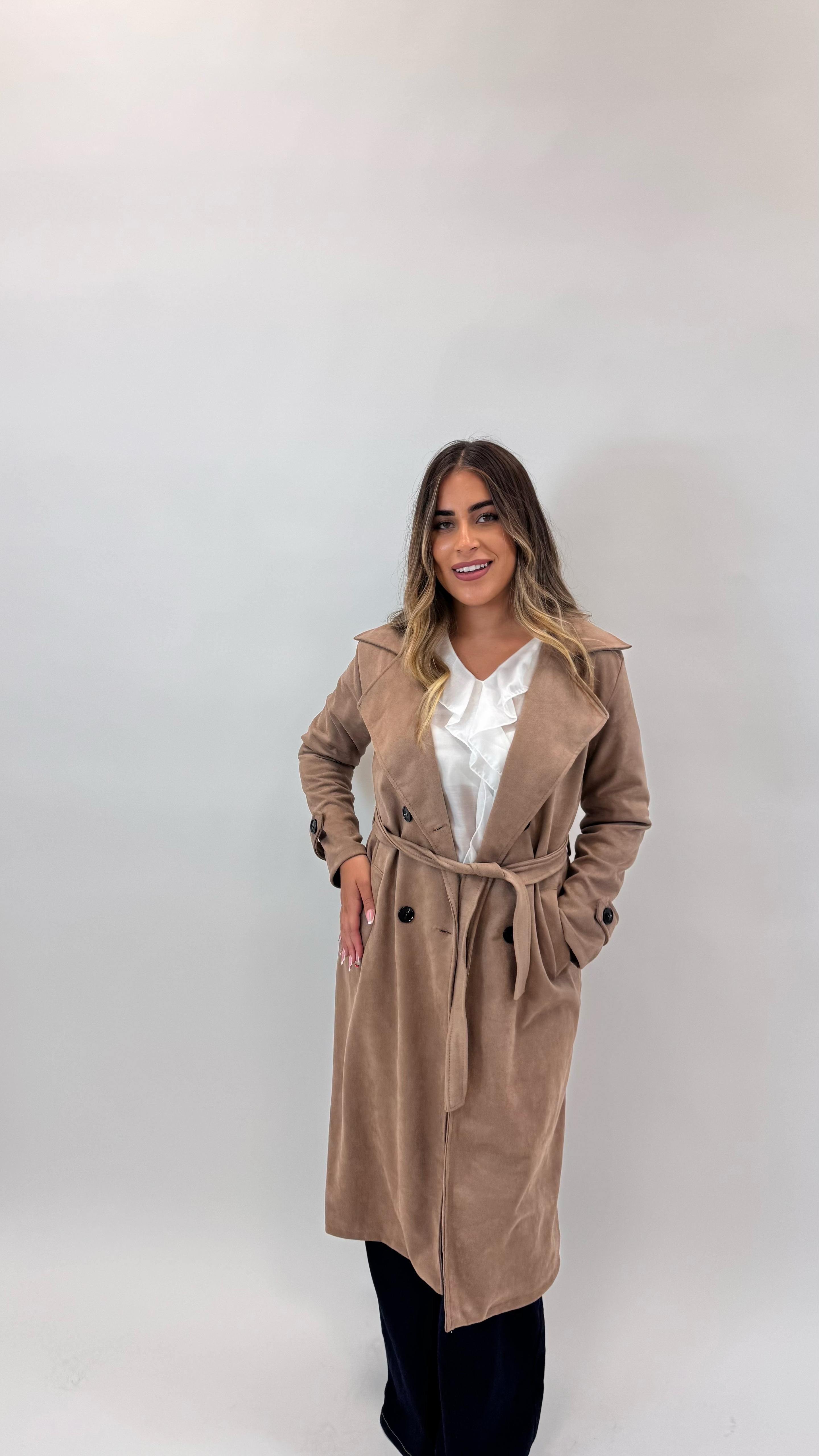 Trench Suede Khaki