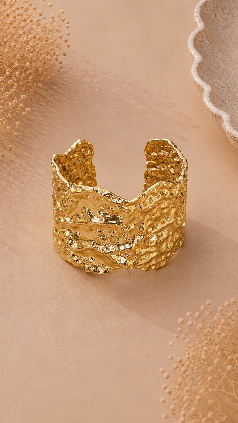 Bracciale Rigido Martellato
