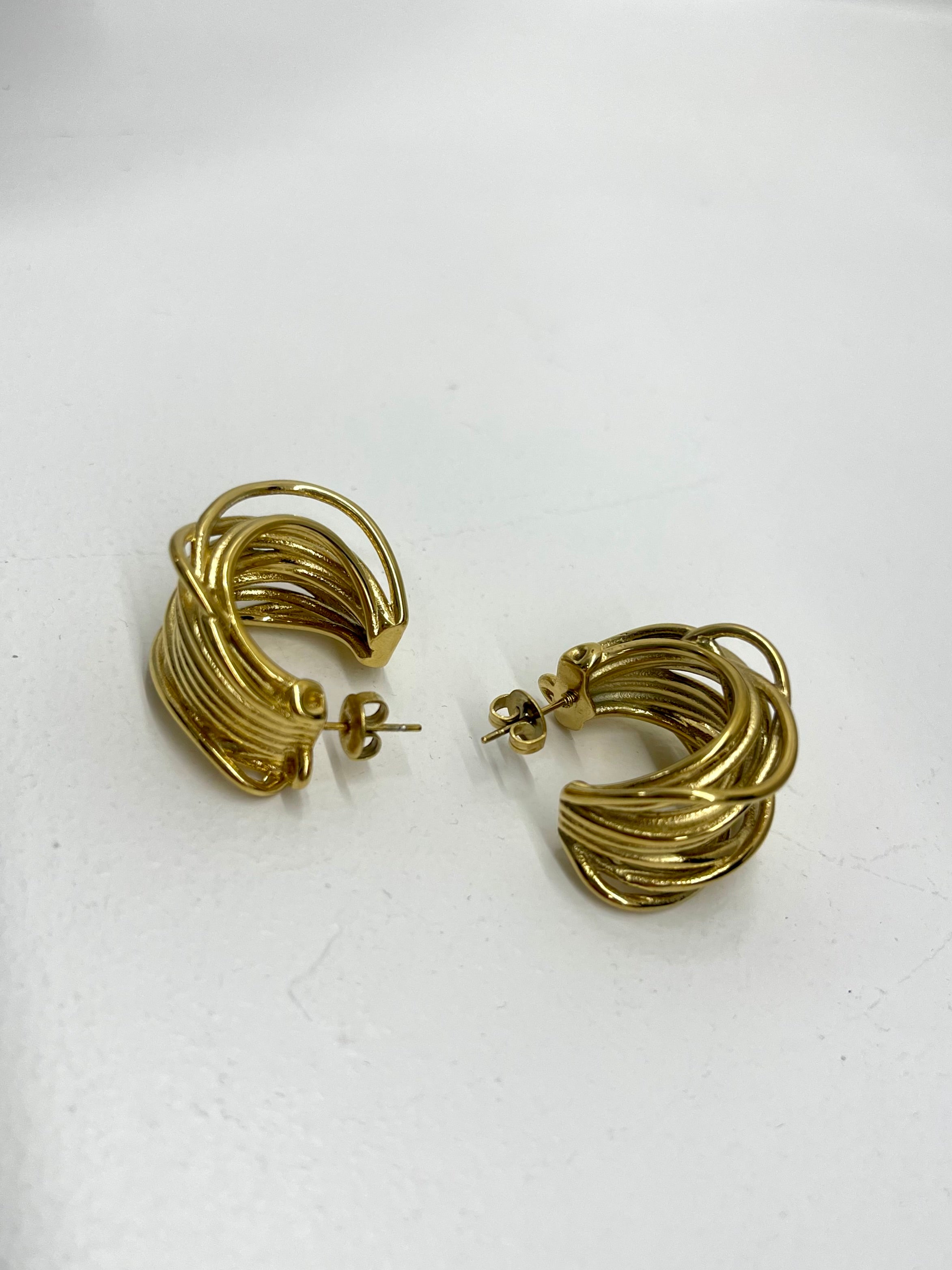 Orecchini Twist Hoops