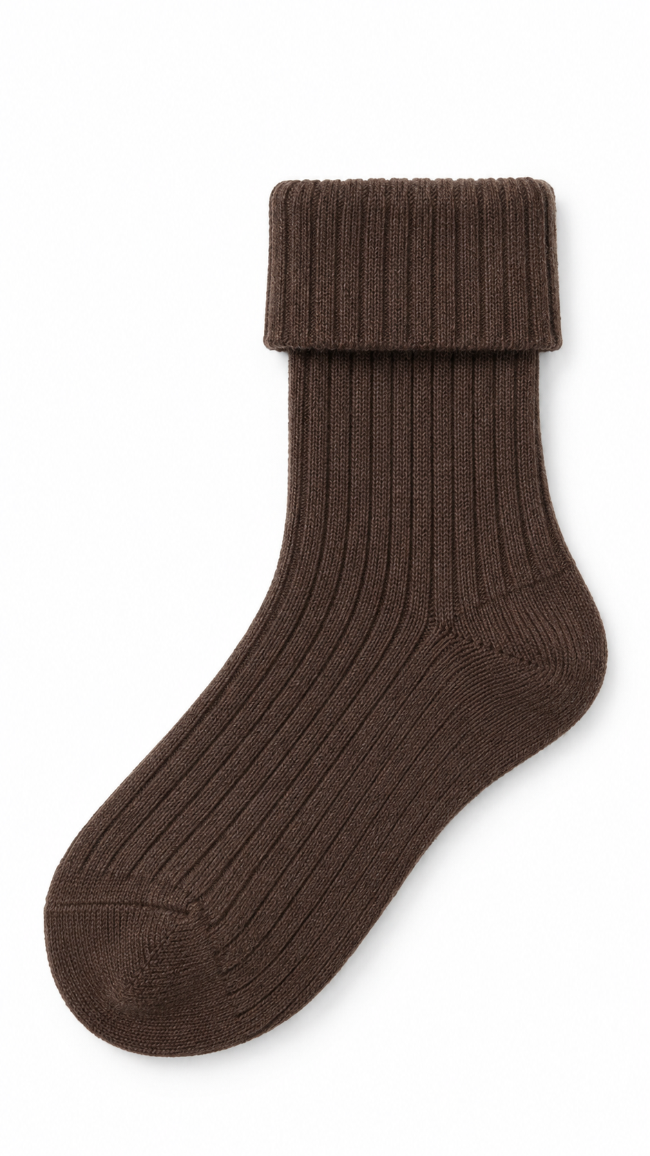 Cashmere Ribbed Socks