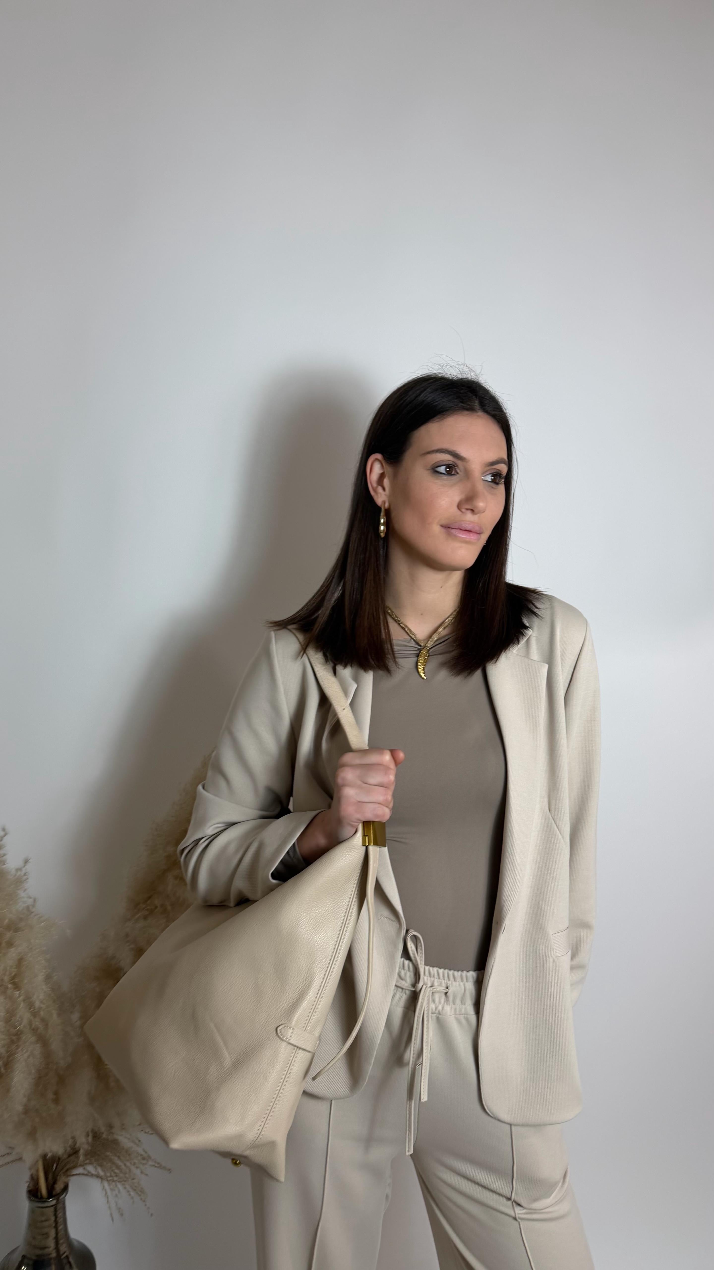 Coordinato Daily Rib Nude