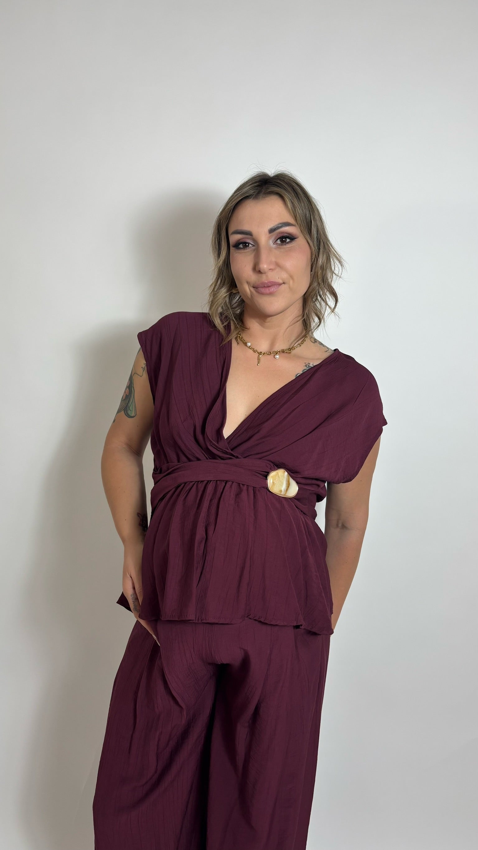 Set Athena Burgundy