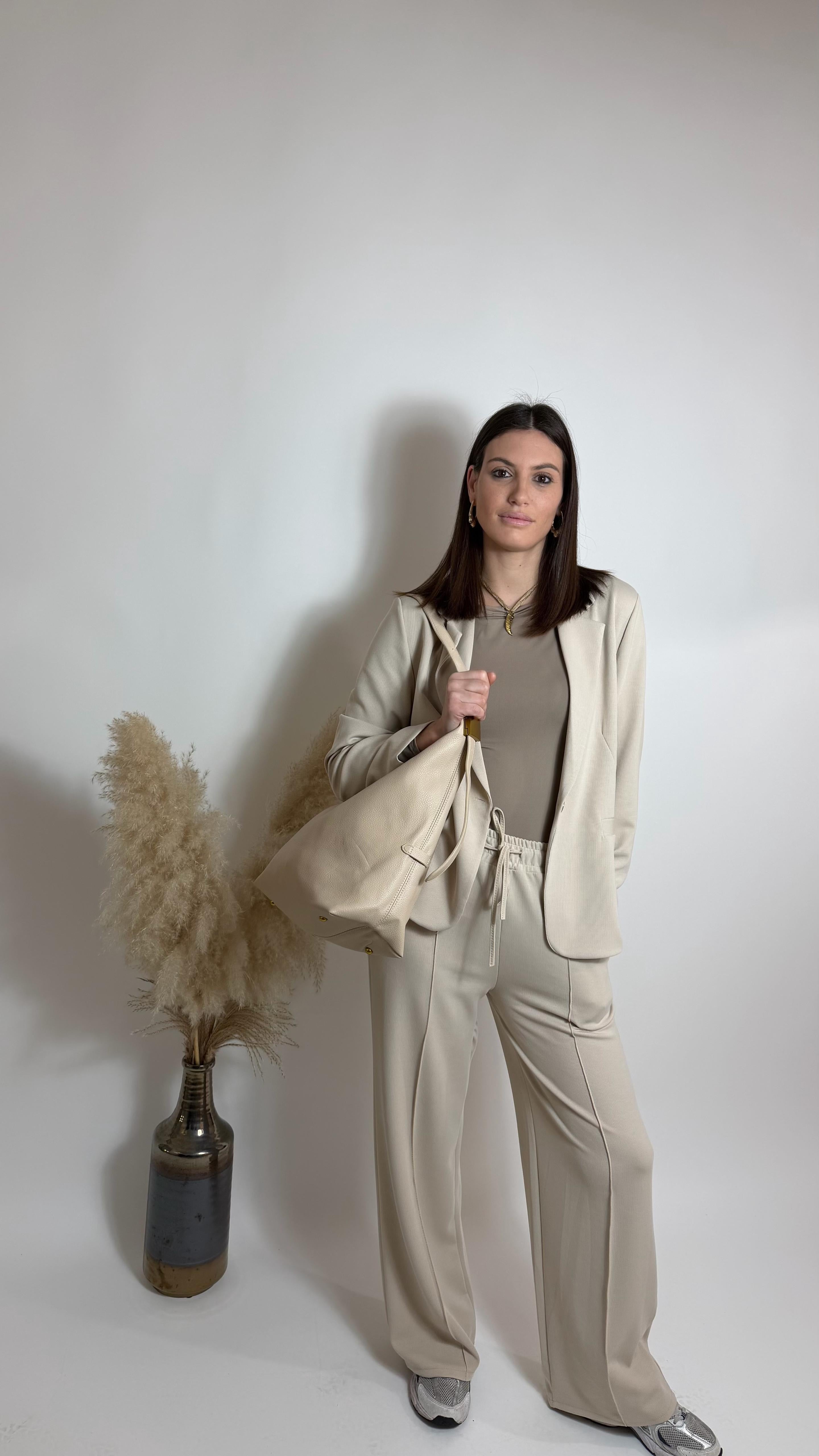 Coordinato Daily Rib Nude