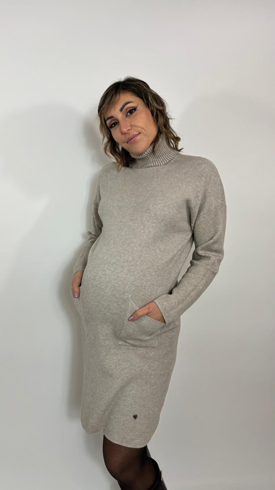 Abito Cozy Classy Tortora